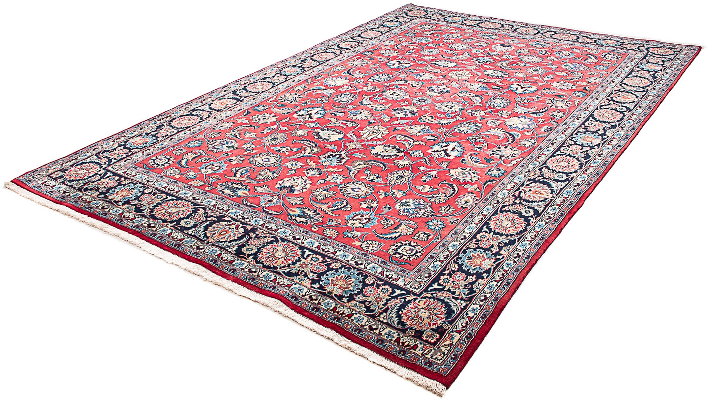 Image of morgenland Orientteppich »Perser - Classic - 306 x 203 cm - rot«, rechteckig, 10 mm Höhe, Wohnzimmer, Handgeknüpft, Einzelstück mit Zertifikat bei Ackermann Versand Schweiz
