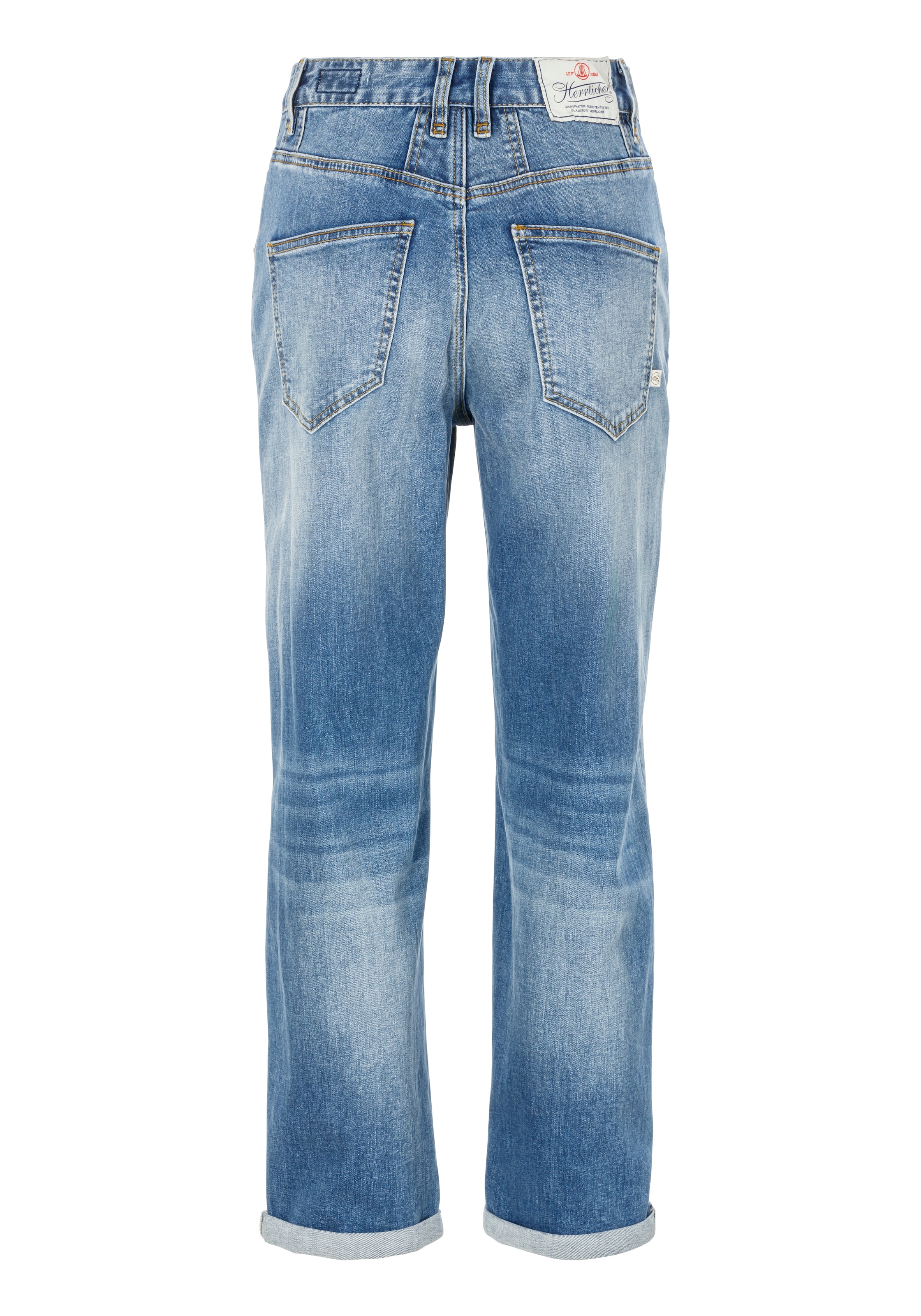 Herrlicher Loose-fit-Jeans »Brooke Organic Denim«, in Cropped-Länge