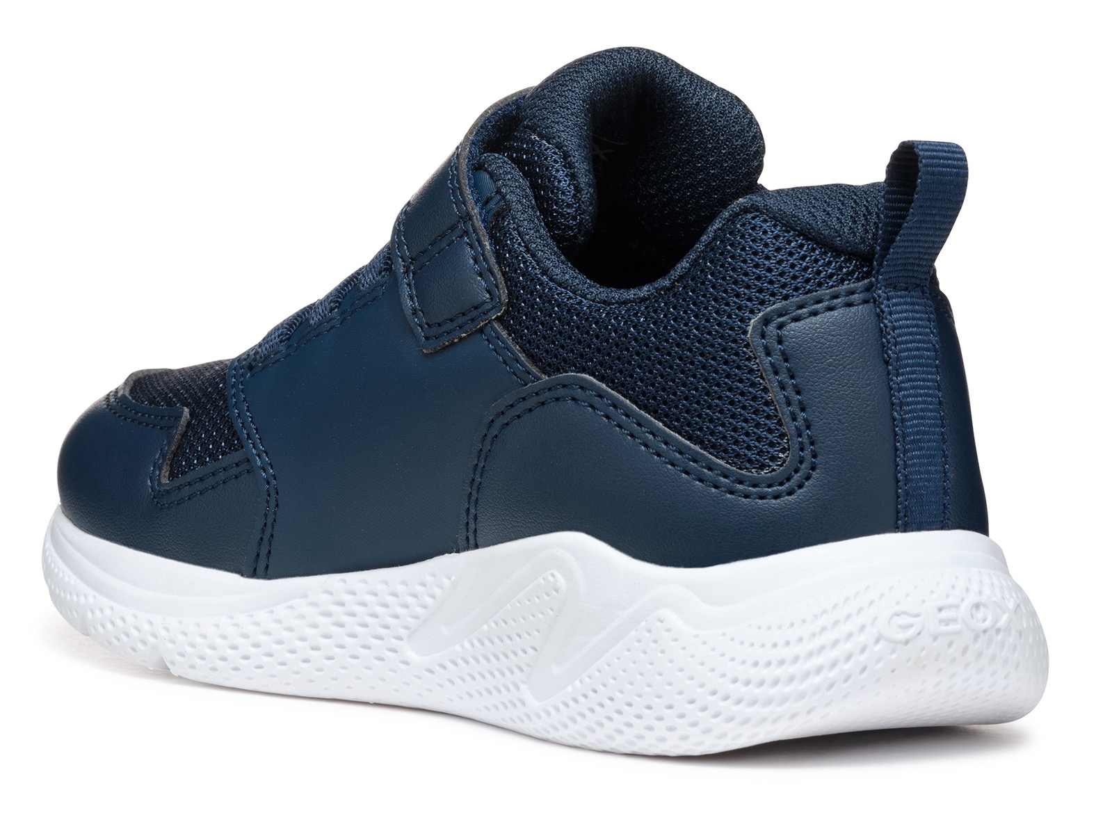 Geox Sneakers »J SPRINTYE BOY«  , Freizeitschuh, Klettschuh mit elastischen Schnürsenkeln