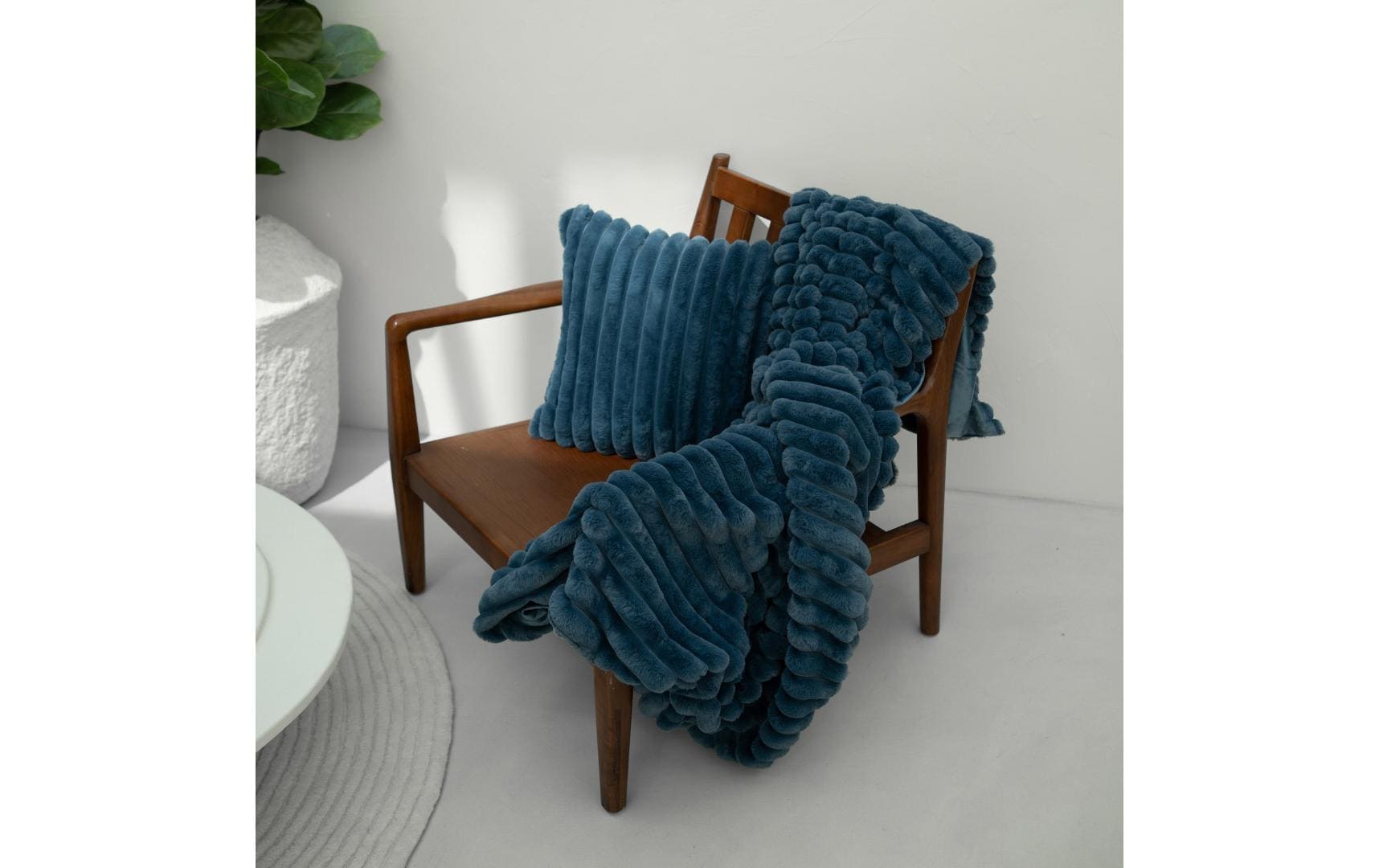   Wohndecke »Tiseco Bubble Rabbit Stripe 130 x 180 cm«