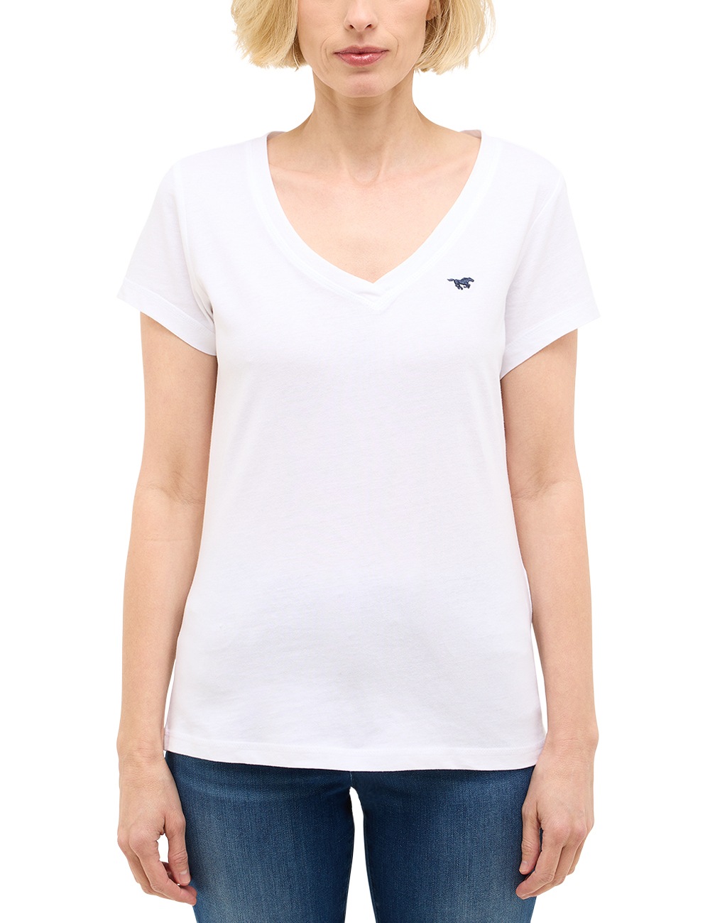 Image of MUSTANG Kurzarmshirt "Damen Style Beverly"