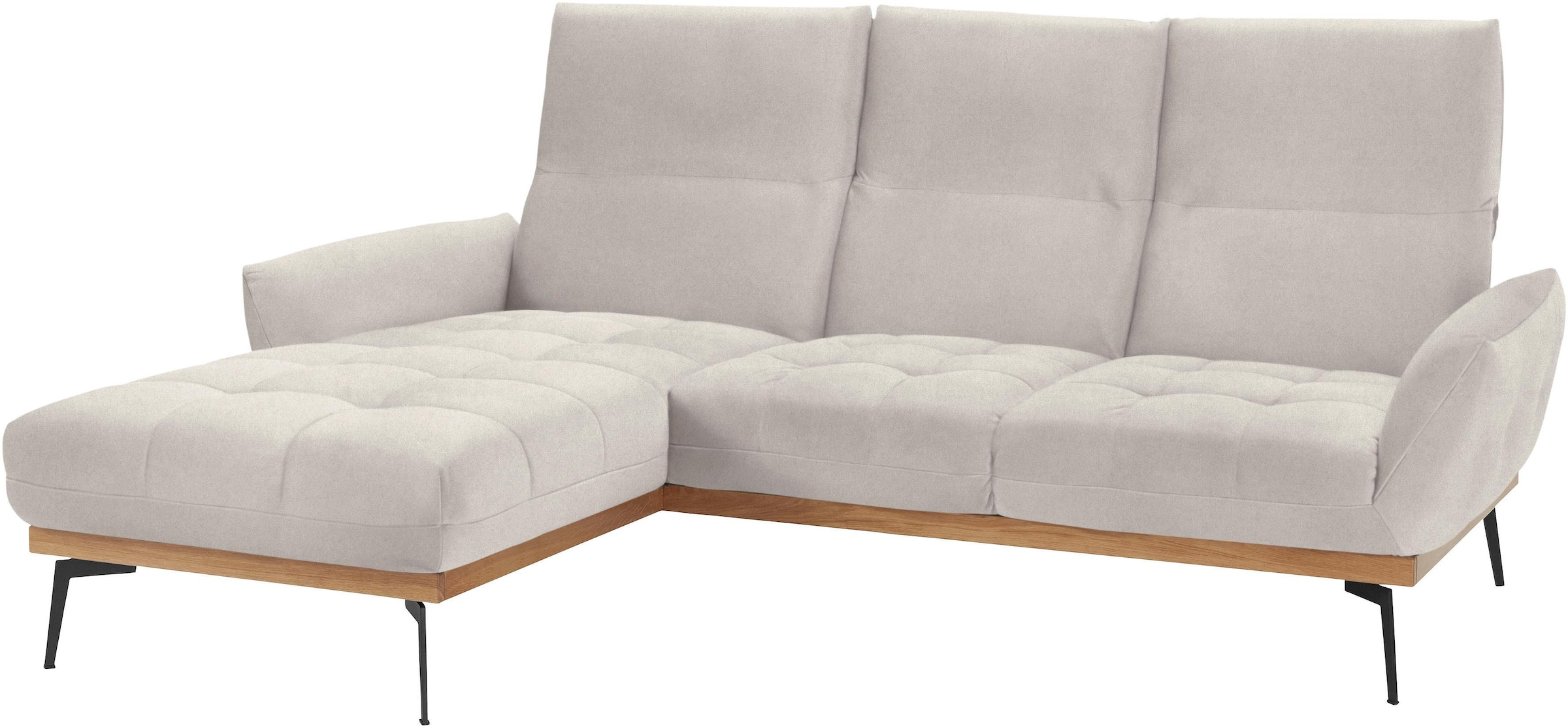 exxpo - sofa fashion Ecksofa »Palic, inkl. Rückenverstellung, bequem, elegant, Breite 245cm, L-Form«