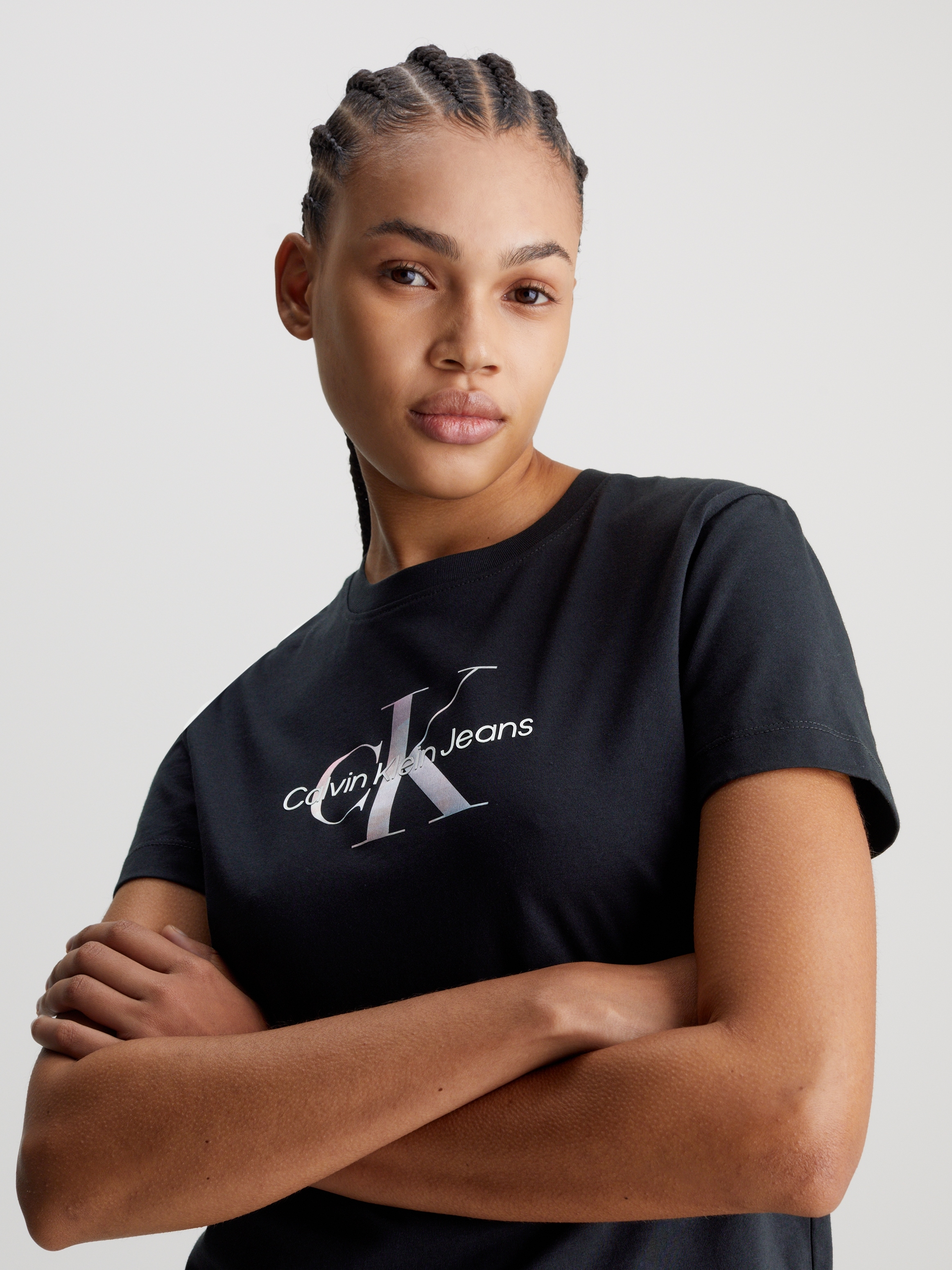Calvin Klein Jeans T-Shirt »DIFFUSED MONOLOGO REGULAR TEE«, mit Logoschriftzug
