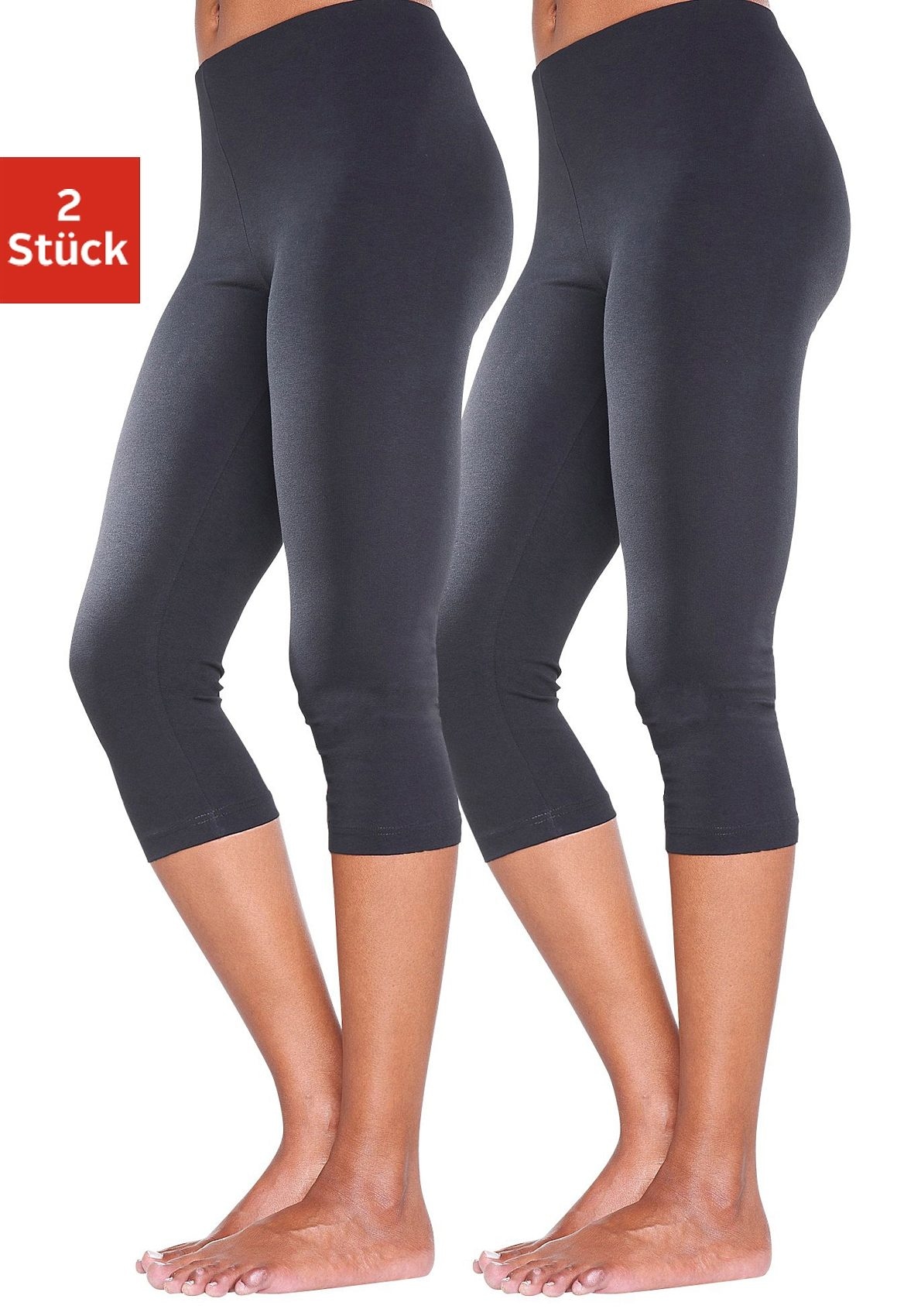 Image of Vivance active Caprileggings mit Gummibund, Loungewear