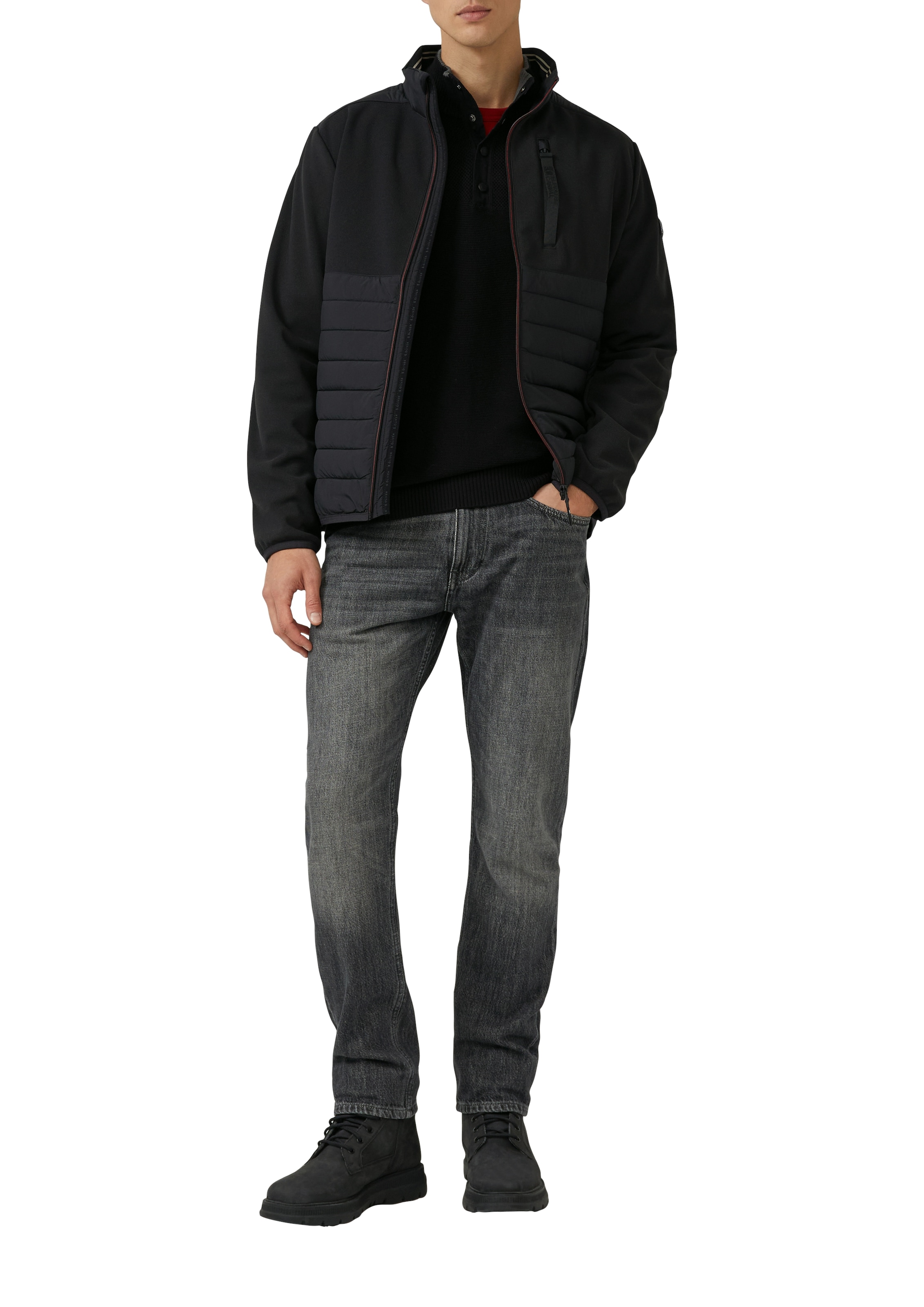 s.Oliver Pull en tricot mit Logo Stickerei