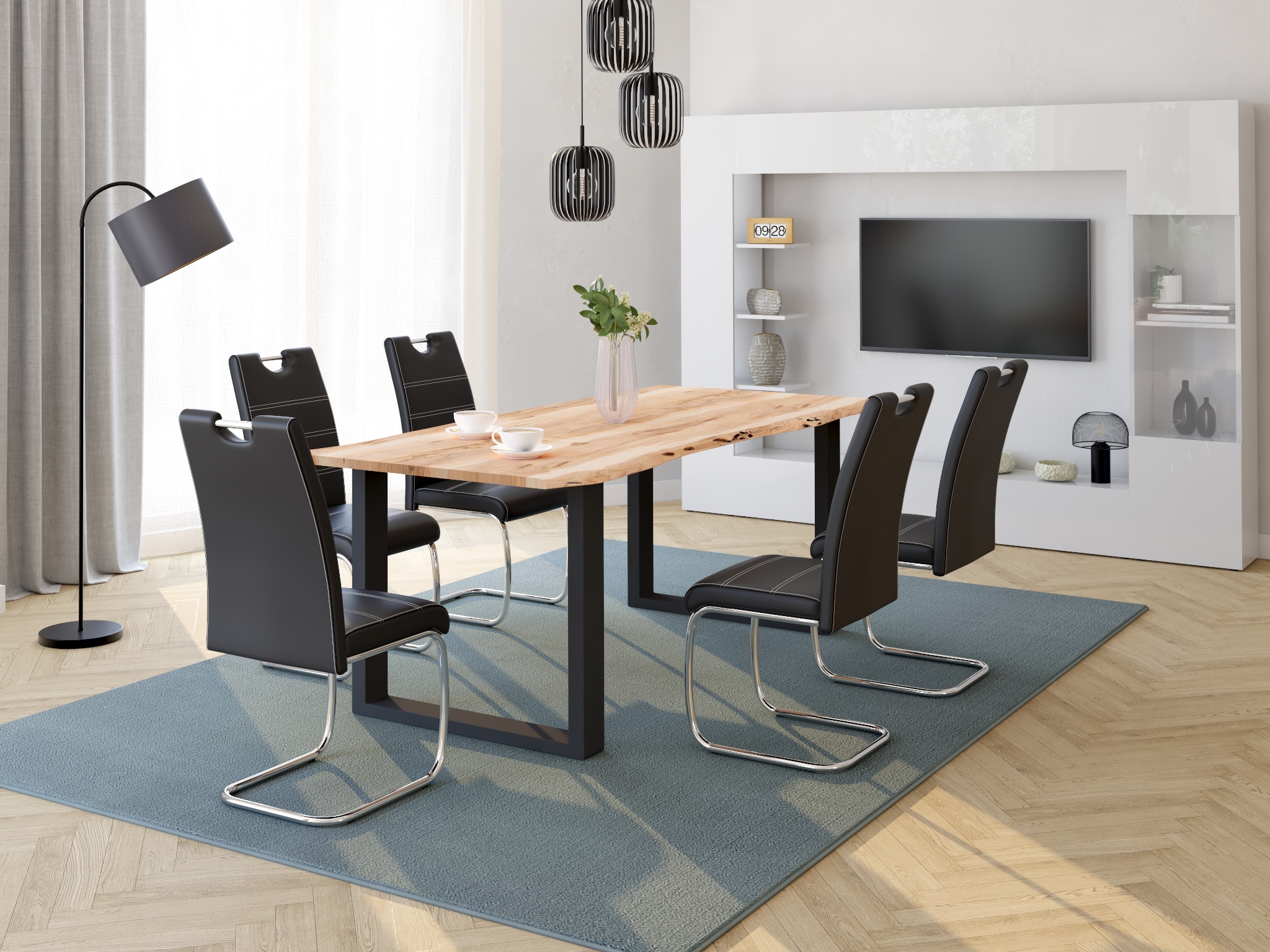 GOODproduct Wohnwand »Sorano« Set, 4 Stk. tlg.