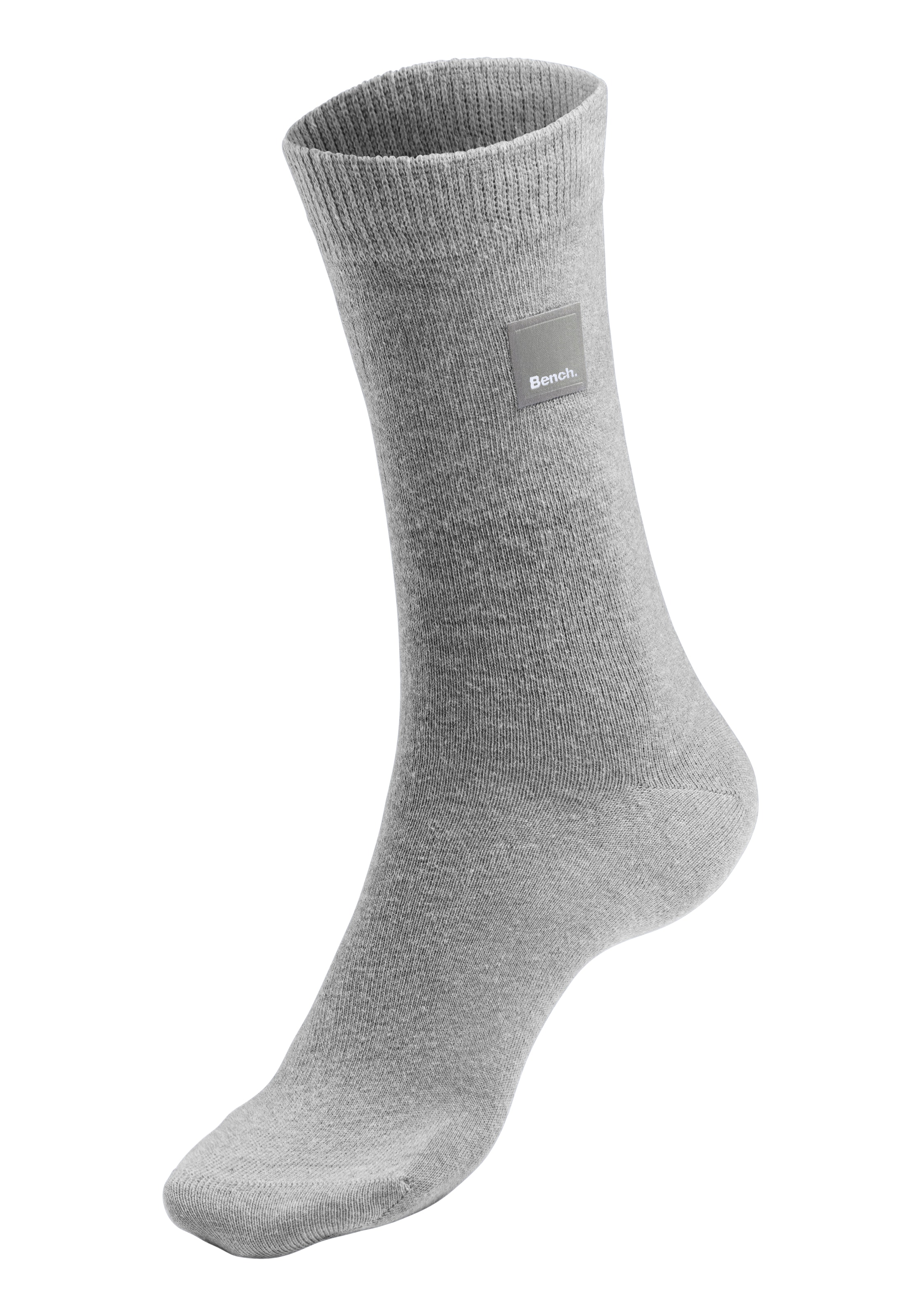 Bench. Basicsocken, (Packung, 4 Paar), mit Weblabel