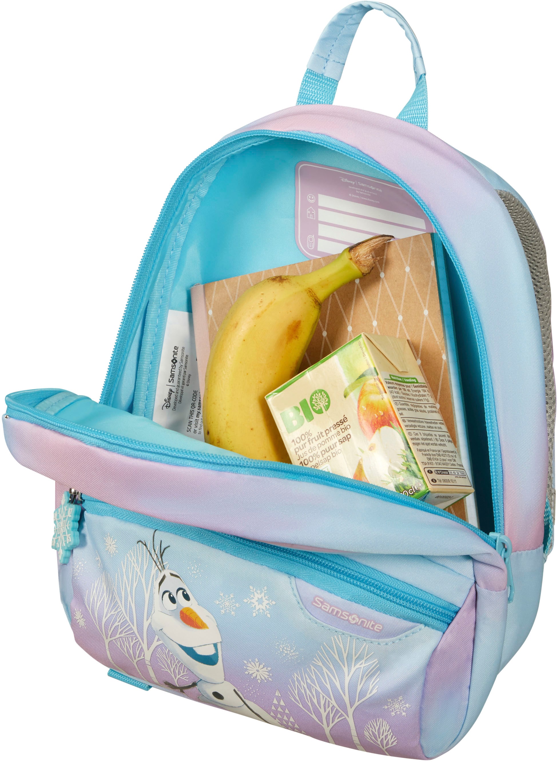 Samsonite Kinderrucksack »Disney Ultimate 2.0, S, Frozen«, reflektierende Details, Kindergartenrucksack Kinderfreizeitrucksack Kinder-Backpack