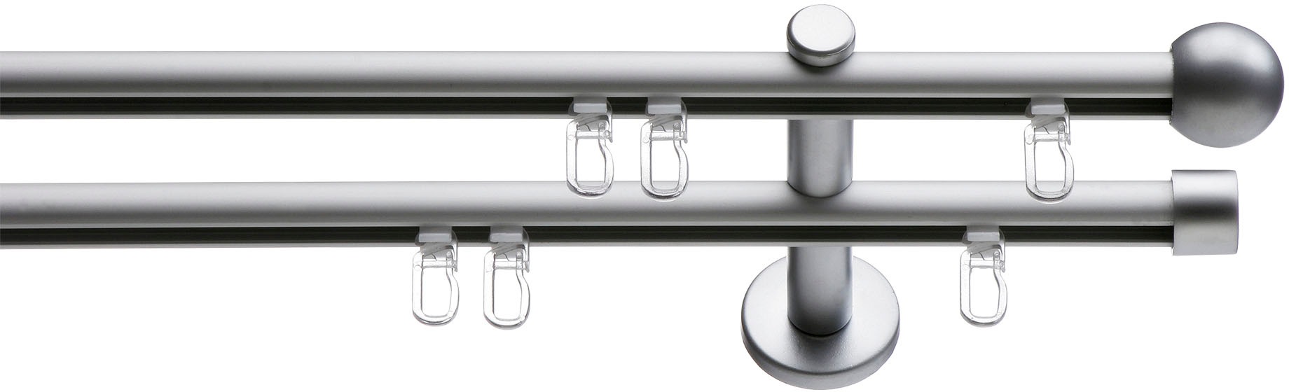 Image of indeko Gardinenstange »Ball«, 2 läufig-läufig, Fixmass bei Ackermann Versand Schweiz