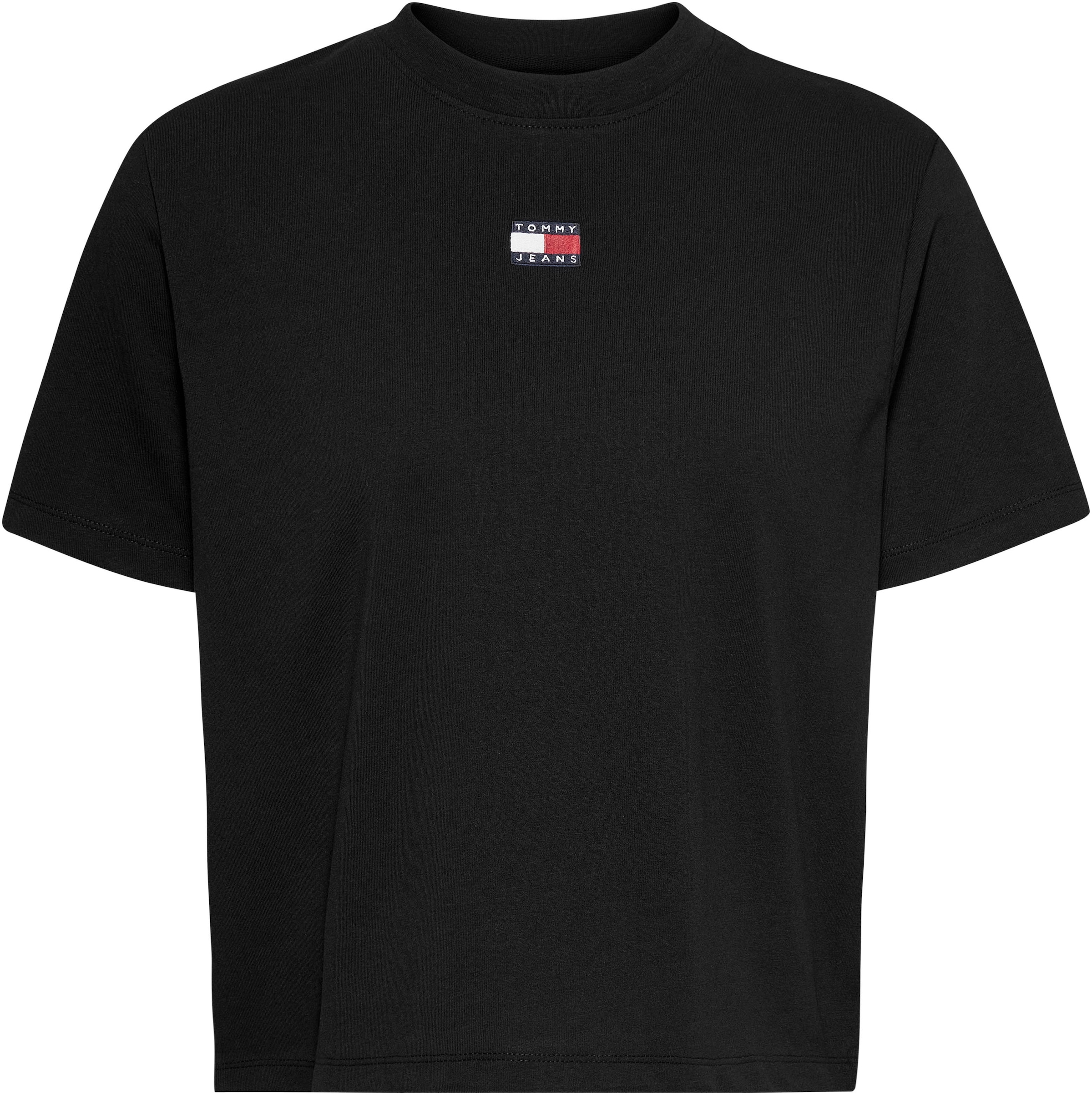 ♕ Tommy Jeans T-Shirt »TJW BXY BADGE TEE EXT«, mit Logostickerei  versandkostenfrei bestellen