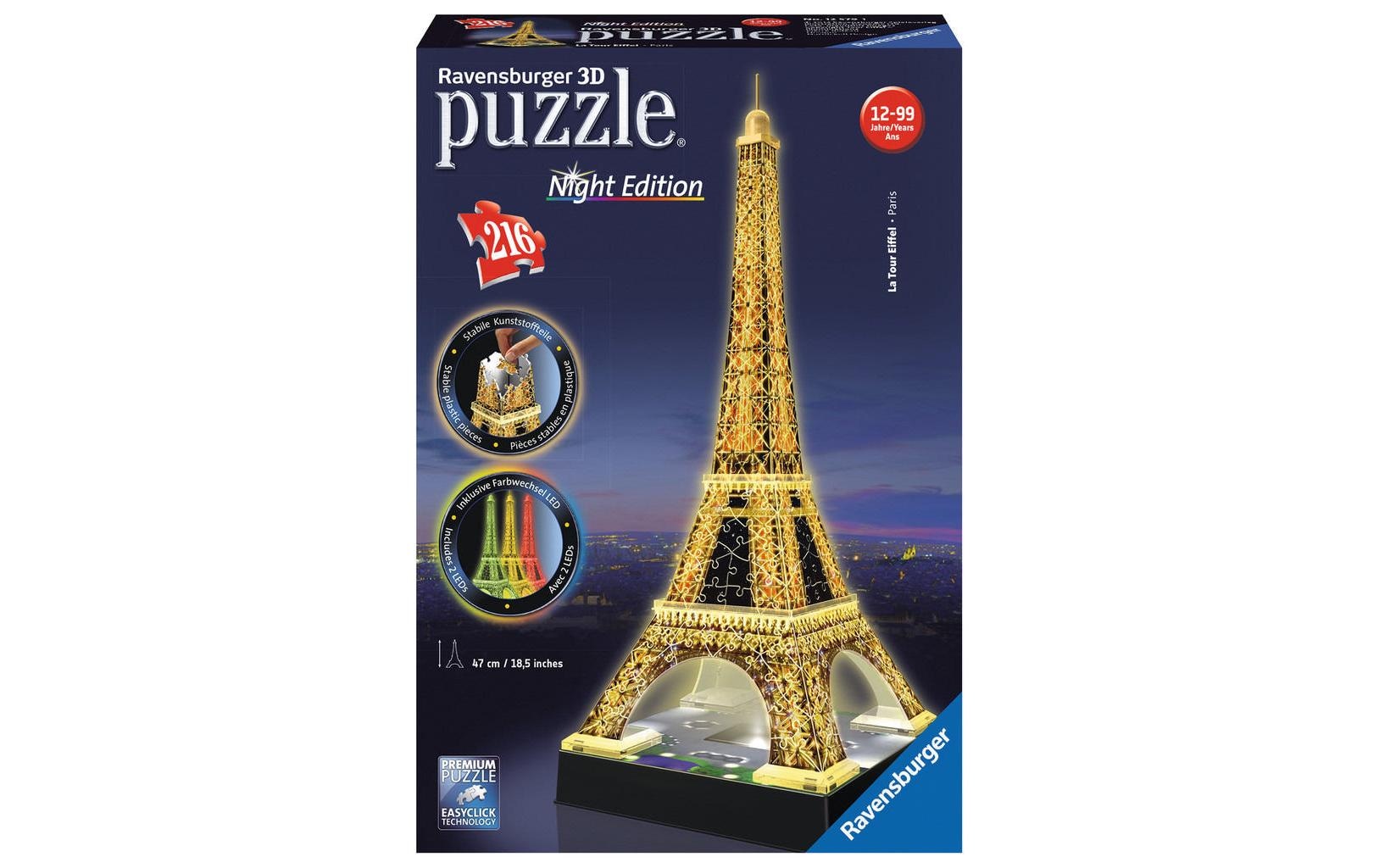 3D-Puzzle »Eiffelturm bei Nacht«