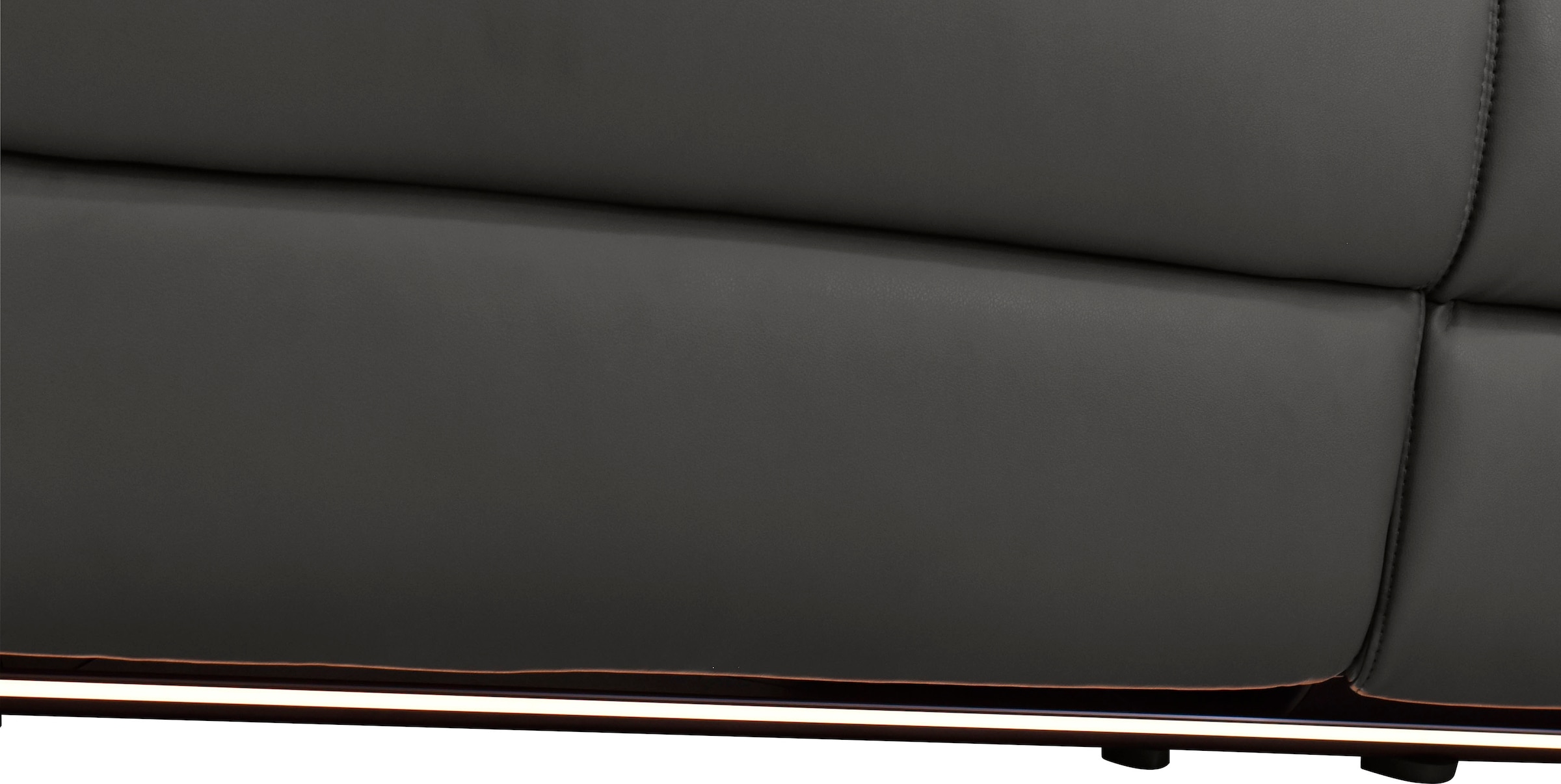 Home affaire 2-places »Pareli 172cm, manuelle u. elektr. Relaxfunktion« USB, Kopfteil-Verstellung, LED, in Echtleder, Kunstleder, Web