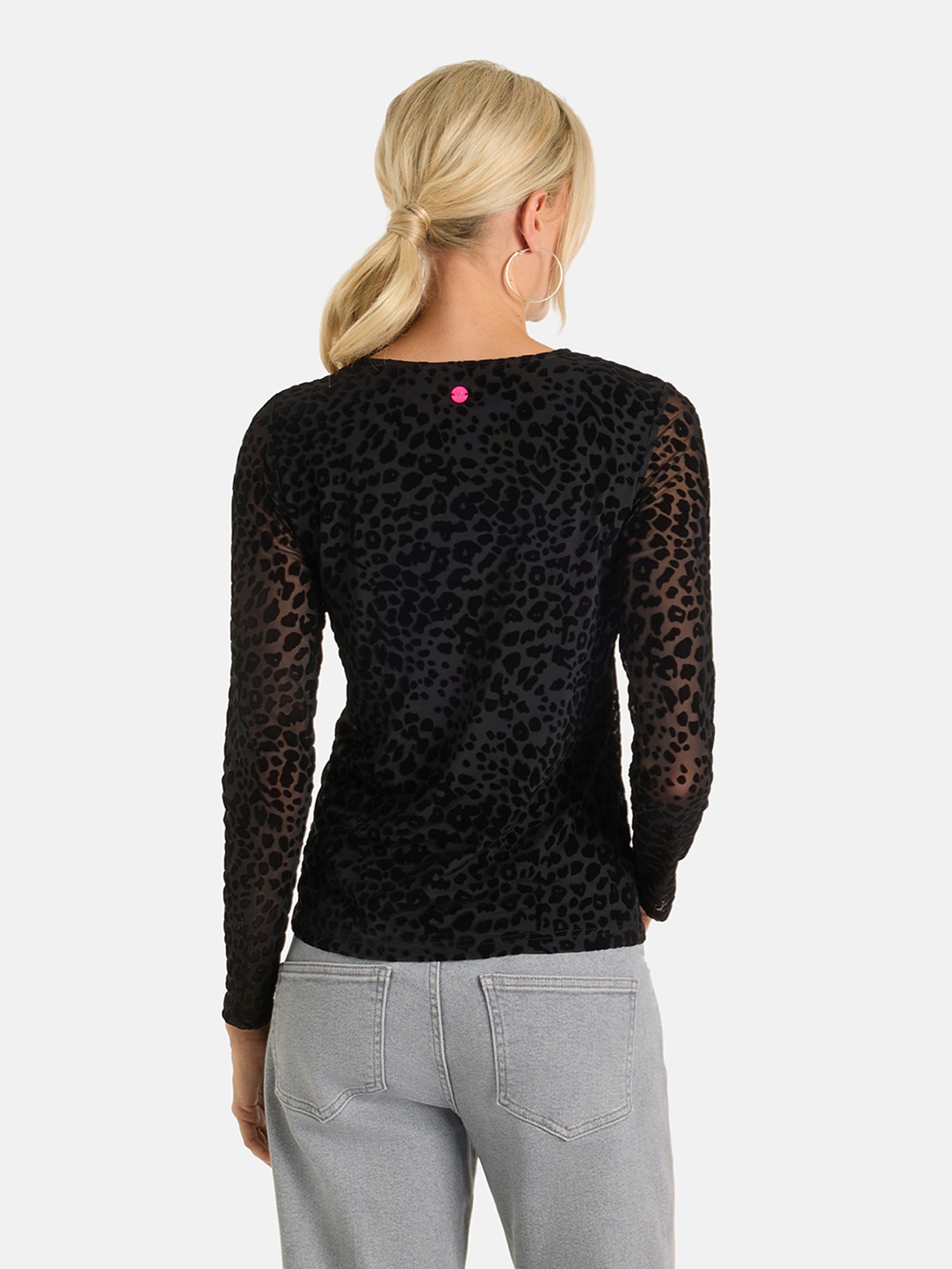 Lieblingsstück T-shirt à manches longues »EasterL« aus Mesh mit Flockprint