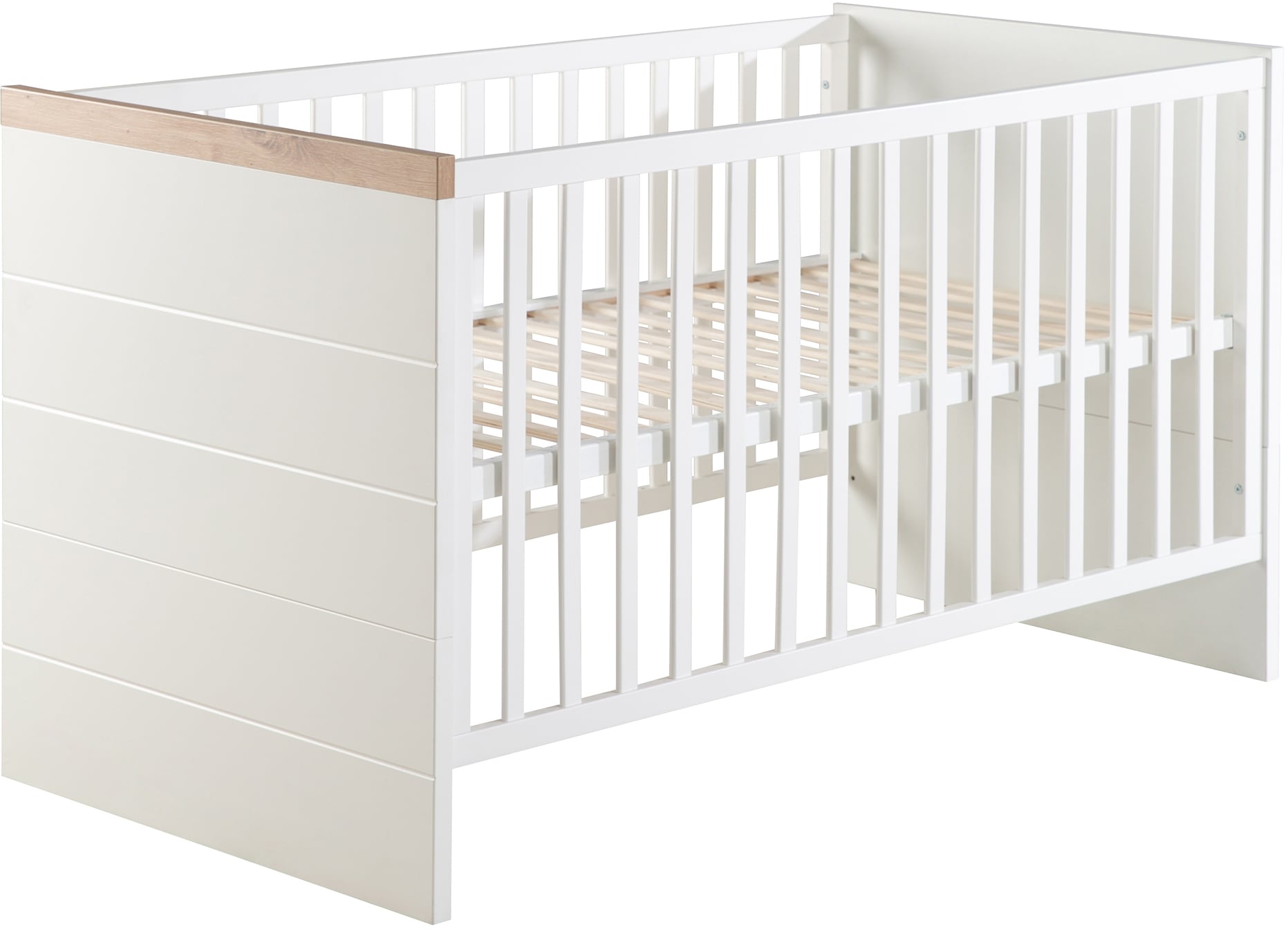 roba® Babymöbel-Set »Nele«, (Spar-Set, 2 St., Kinderbett, Wickelkommode), mit Kinderbett & Wickelkommode; Made in Europe