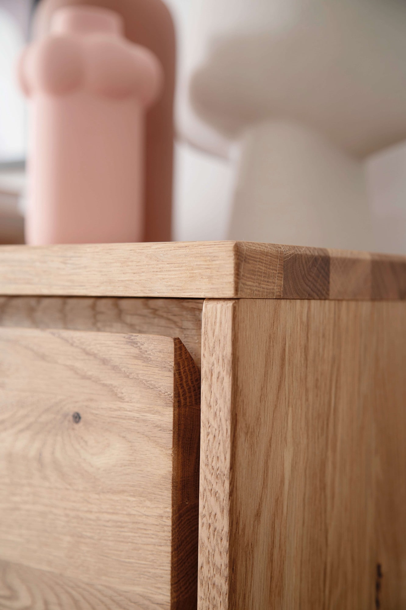 Home affaire Kommode »Zetra Schubladenschrank, 4x Schublade/4x Tür mit Soft-Close-Function«, Fertig montiert, Eiche Massivholz, Breite 172 cm