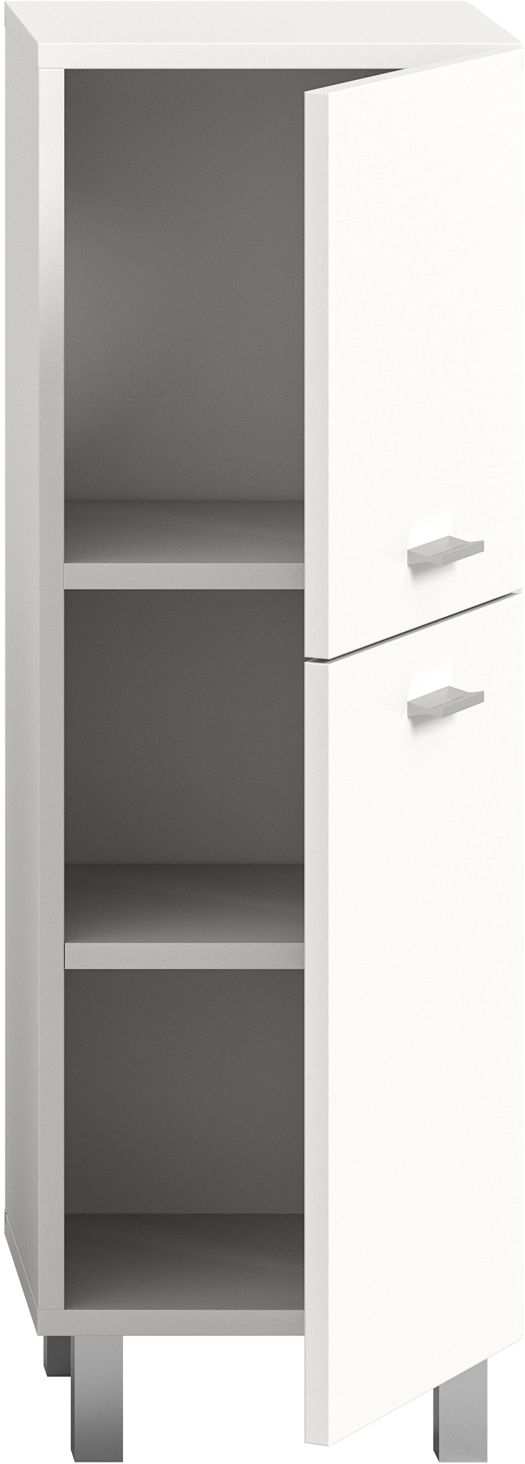 welltime Midischrank »Tampa, Höhe 80cm, hängend oder stehend montierbar« Badschrank, Bad-Möbel, Badezimmer
