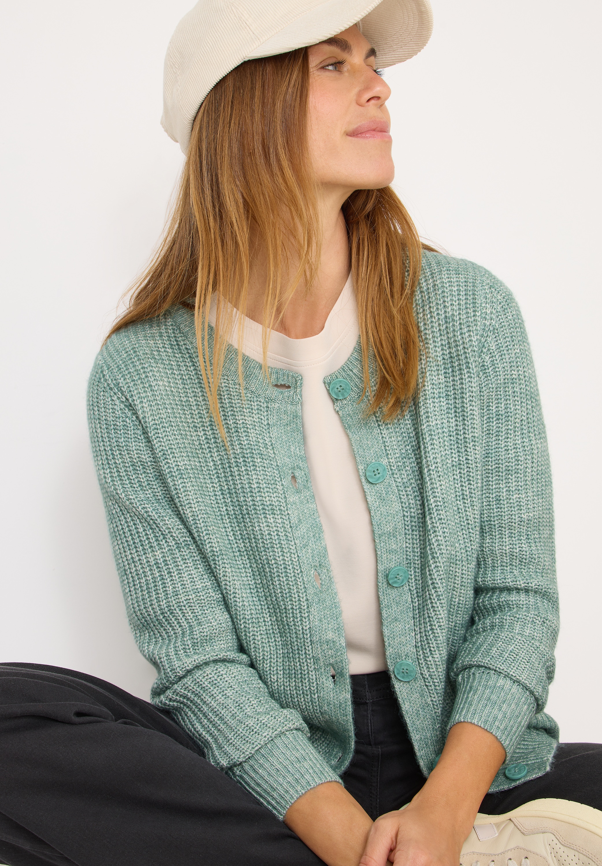 Cecil Cardigan mit Rippbündchen