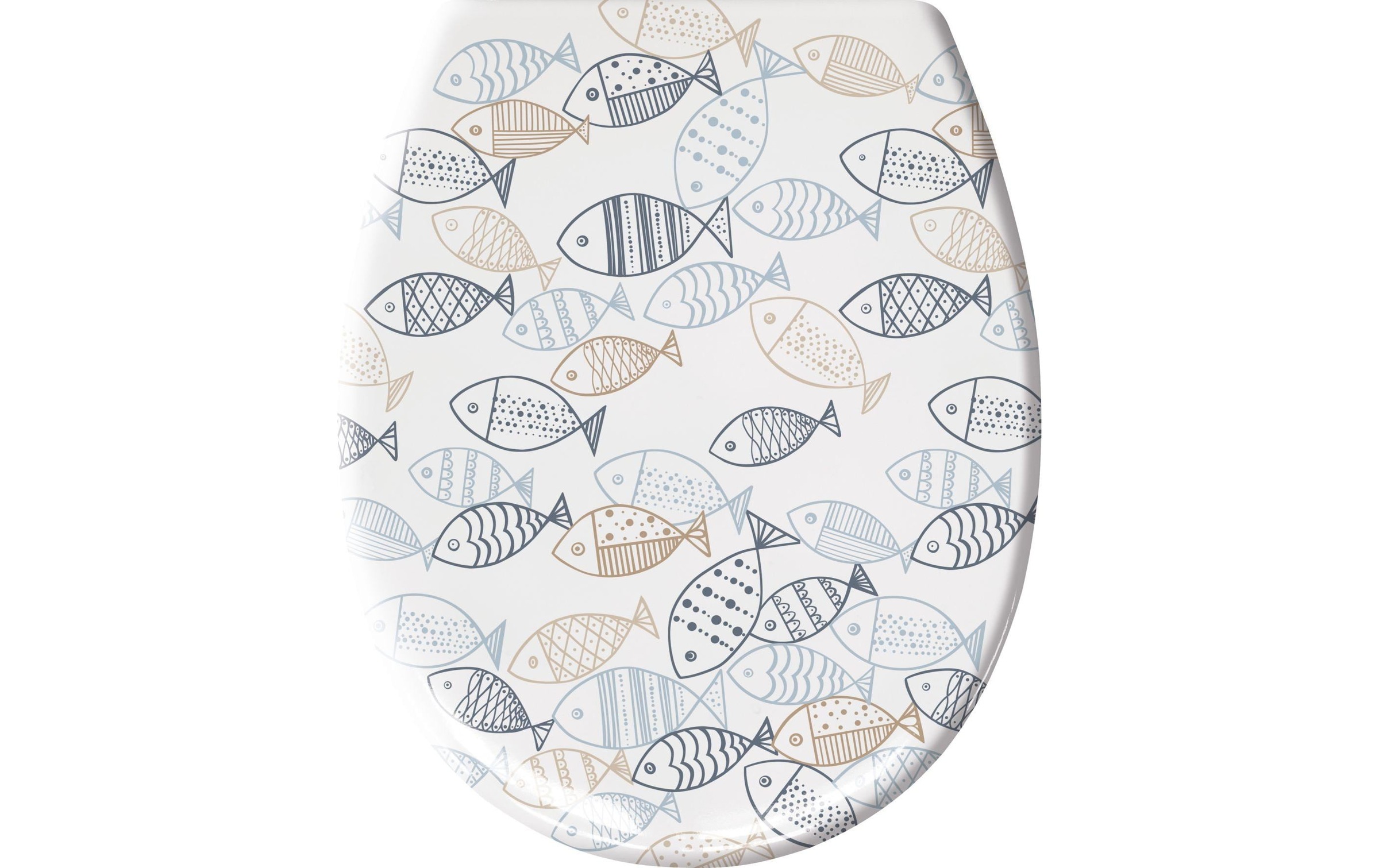 Image of Kleine Wolke WC-Sitz "Sardinas mit Absenkautomatik, Mehrfarbig"