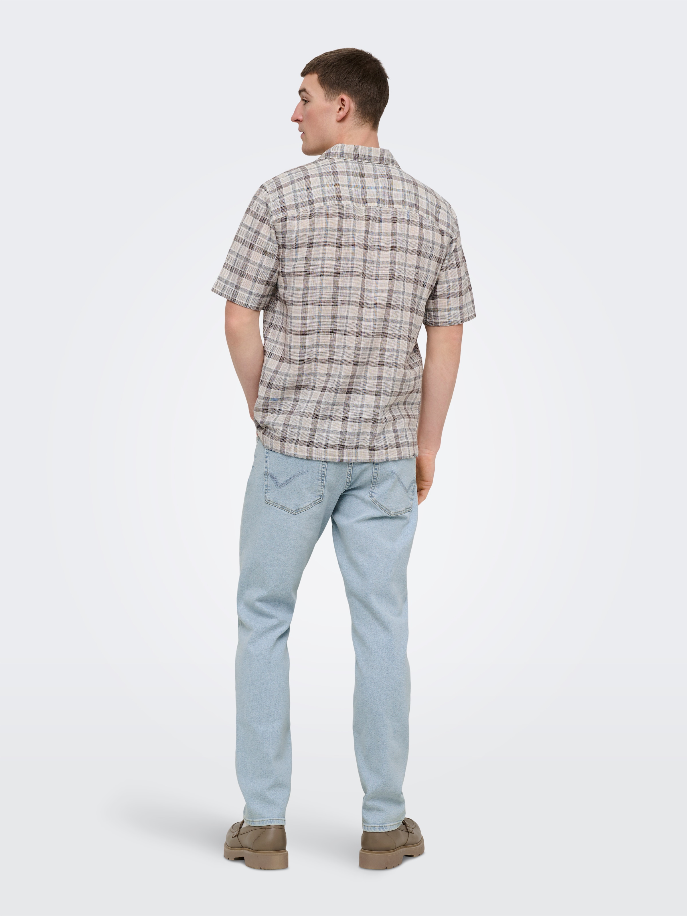 ONLY & SONS Straight-Jeans »ONSWEFT REG. MBD 5094 TAI DNM NOOS« im 4-Pocket-Style