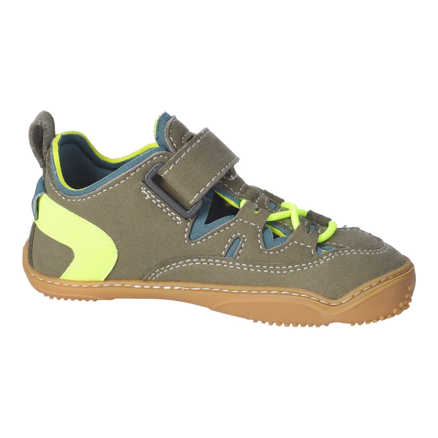 qnuffs Chaussures pieds nus »Lerche«  Sneaker, chaussure basse, sneaker avec étiquette nom au talon