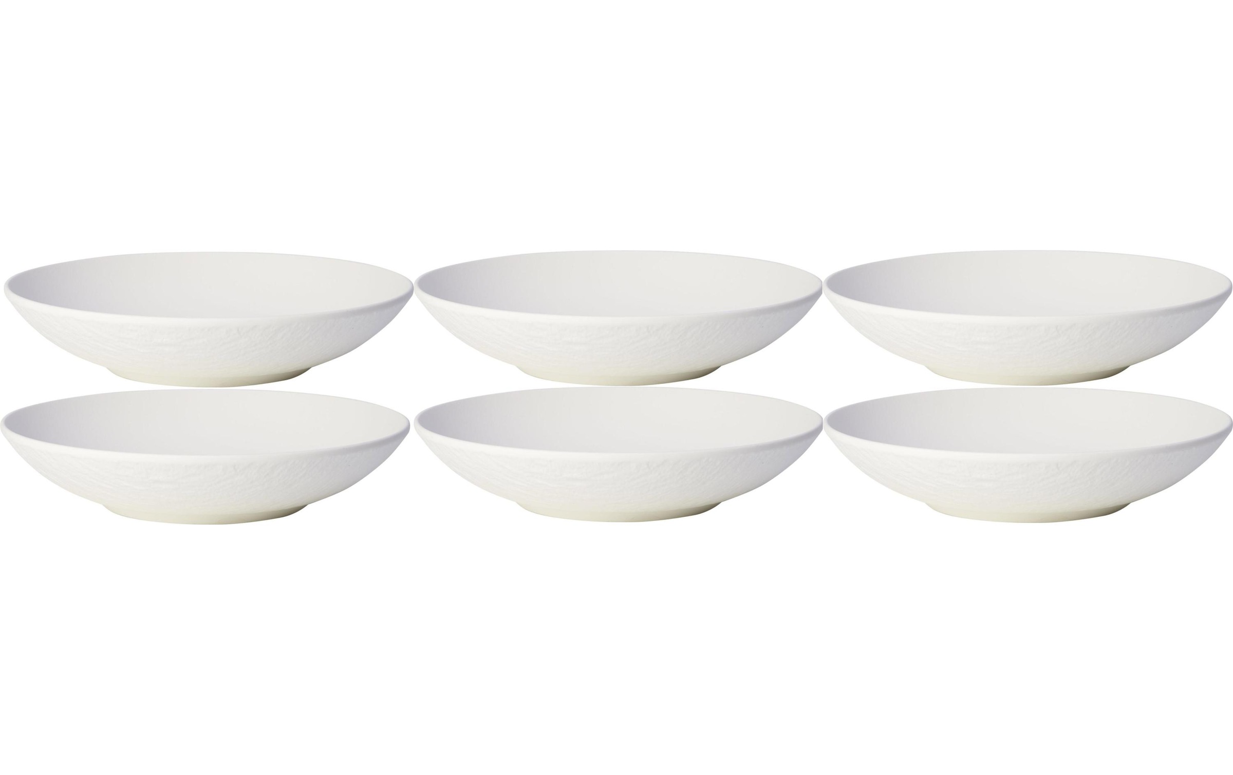 Image of Villeroy & Boch Suppenteller "Manufacture Rock Ø 23.5 cm Weiss"