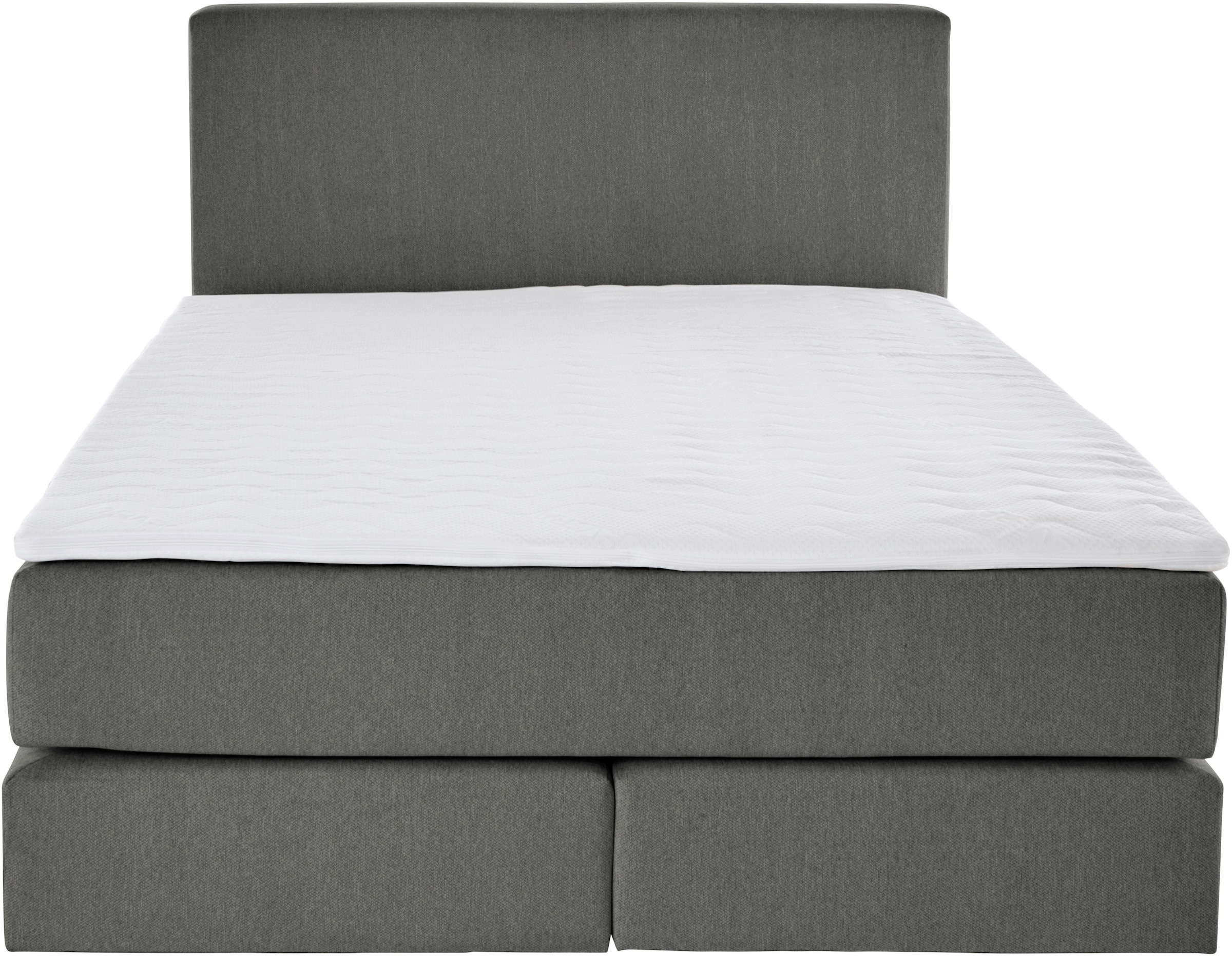 LeGer Home by Lena Gercke Boxspringbett »Zalia erhältlich in verschiedenen Breiten, inkl. Toppper« wahlweise mit Bonnell- oder 7-Zonen-Tonnentaschenfederkern