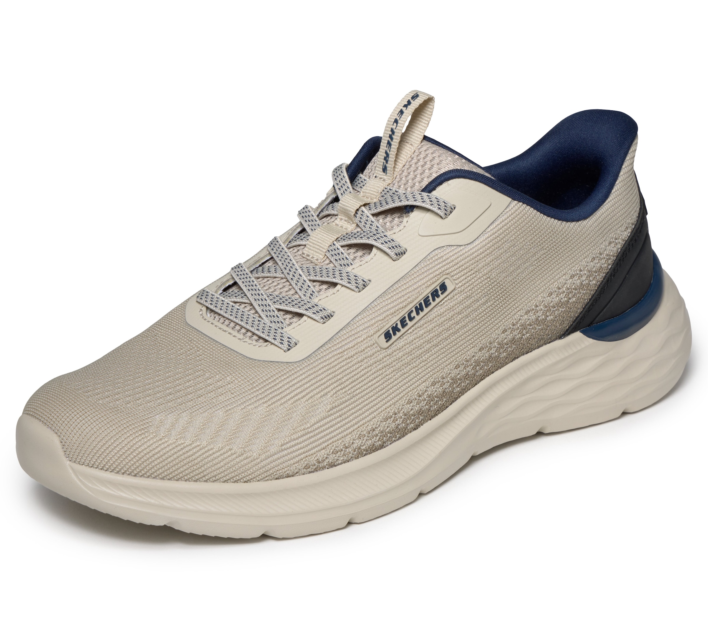 Image of Skechers Slip-On Sneaker "GARNER" Slipper, Schnürschuh mit Relaxed Fit