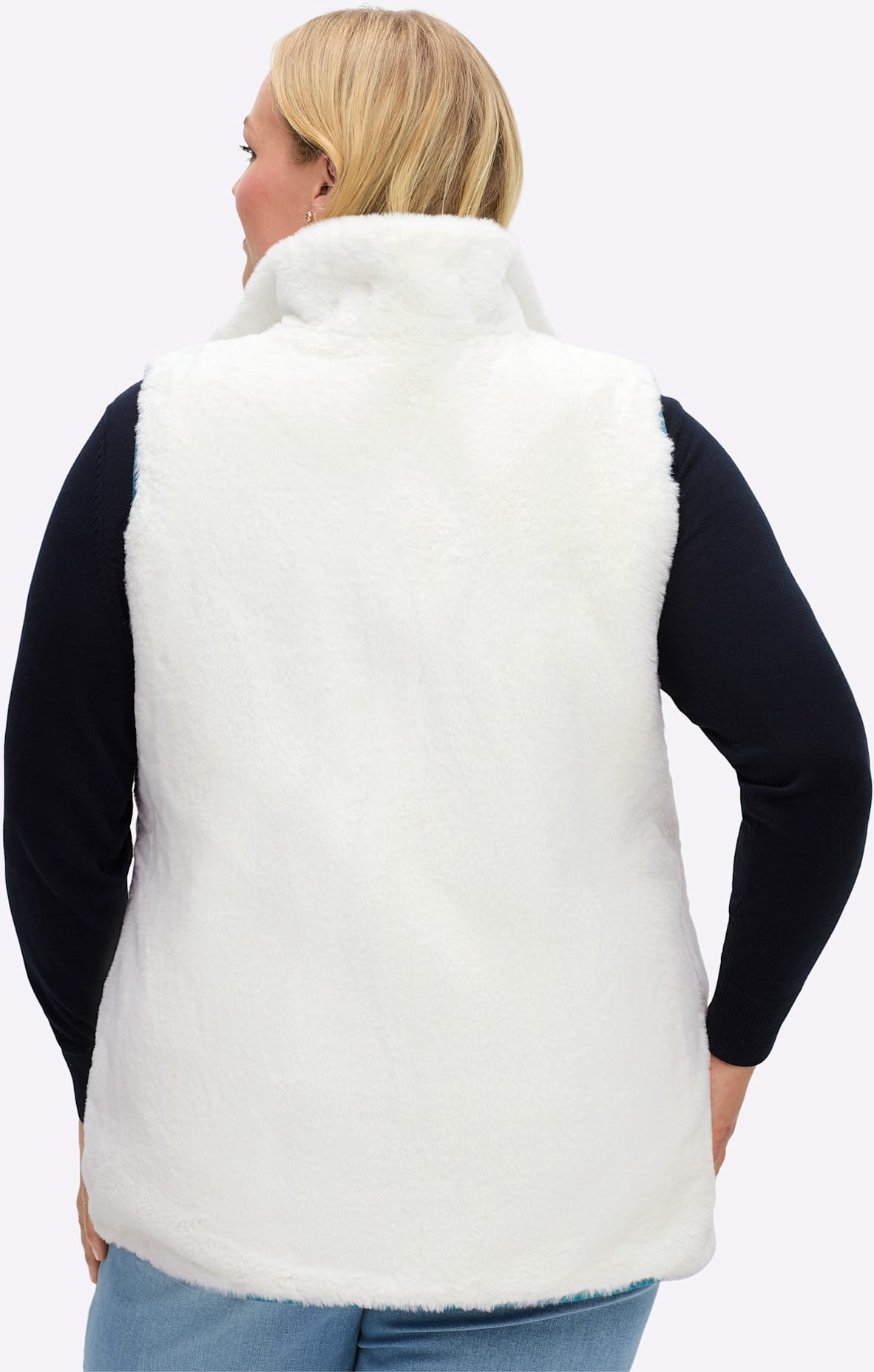 Sheego Gilet réversible