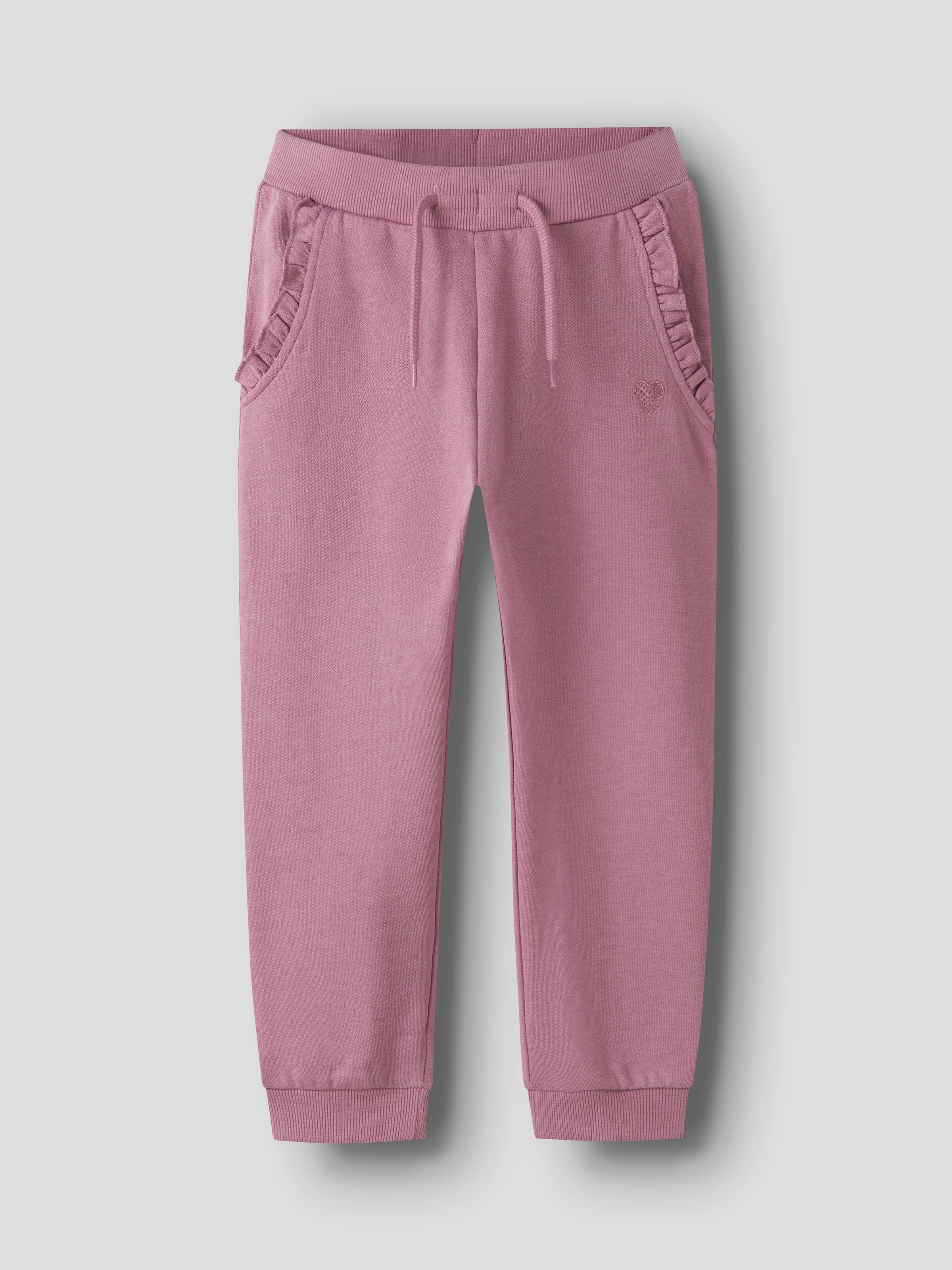 Name It Sweathose »NMFVIMA SWE PANT BRU NOOS«, mit süssem Rüschendetail