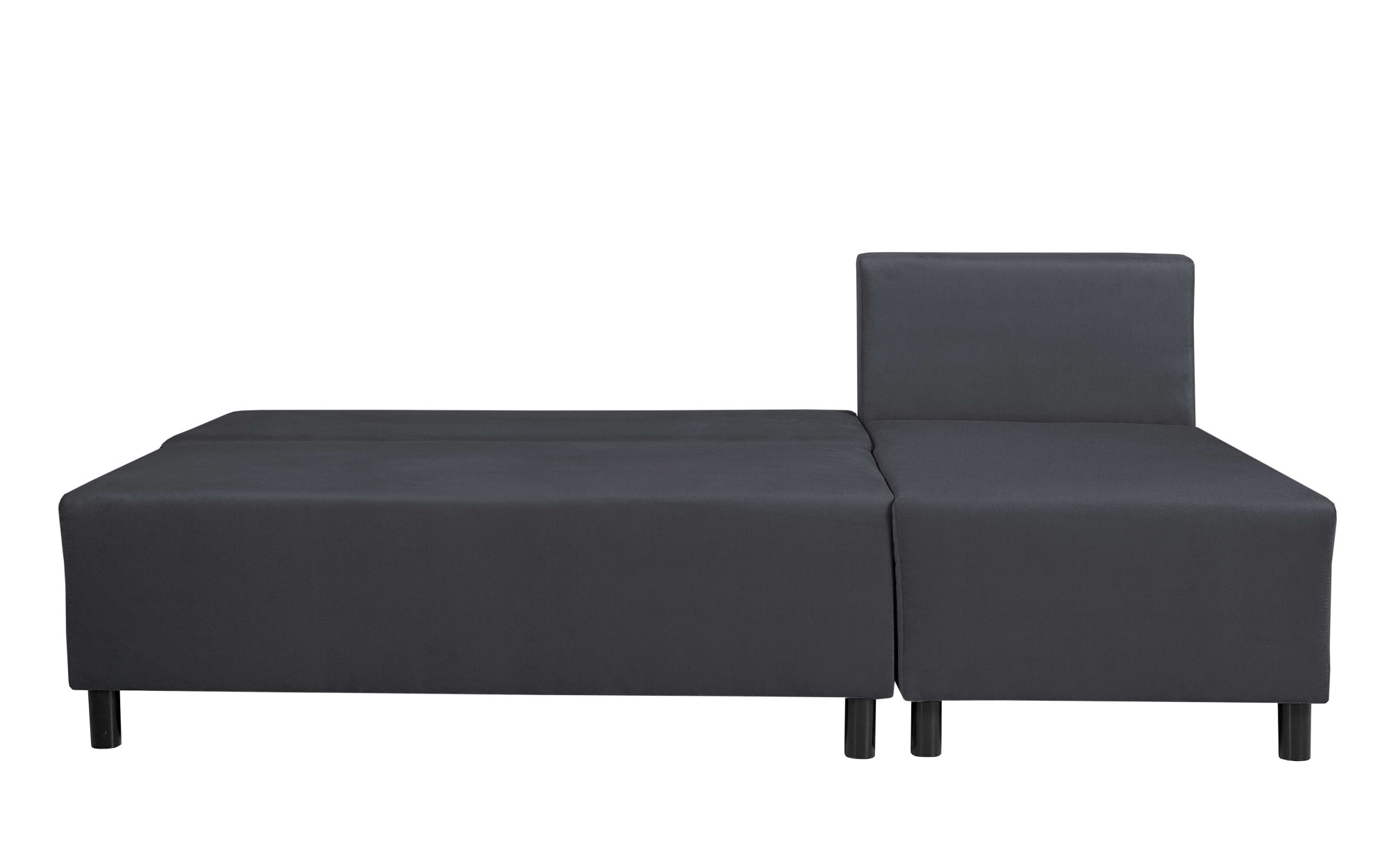INOSIGN Ecksofa »IWALANI, Schlafsofa mit Bettkasten, Recamiere beidseitig montierbar« L-Form, B/T/H 199/135/83 cm, Struktur weich & Velvet