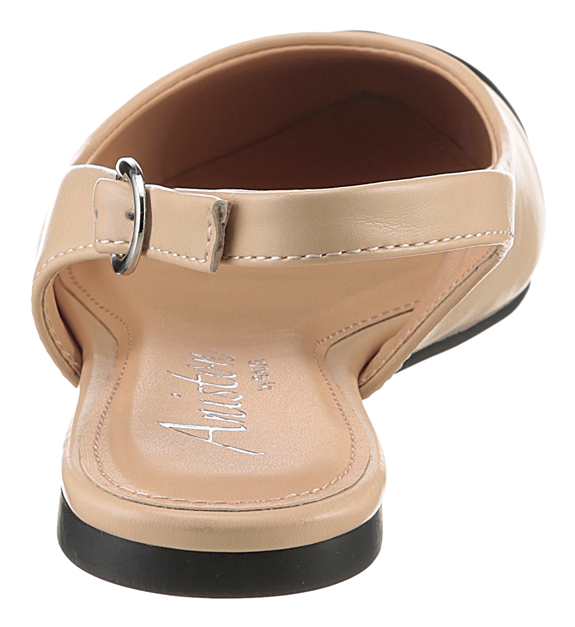 Aniston SHOES Slingpumps, Flat, Sommerschuh, Lackspitze - in schmaler Form