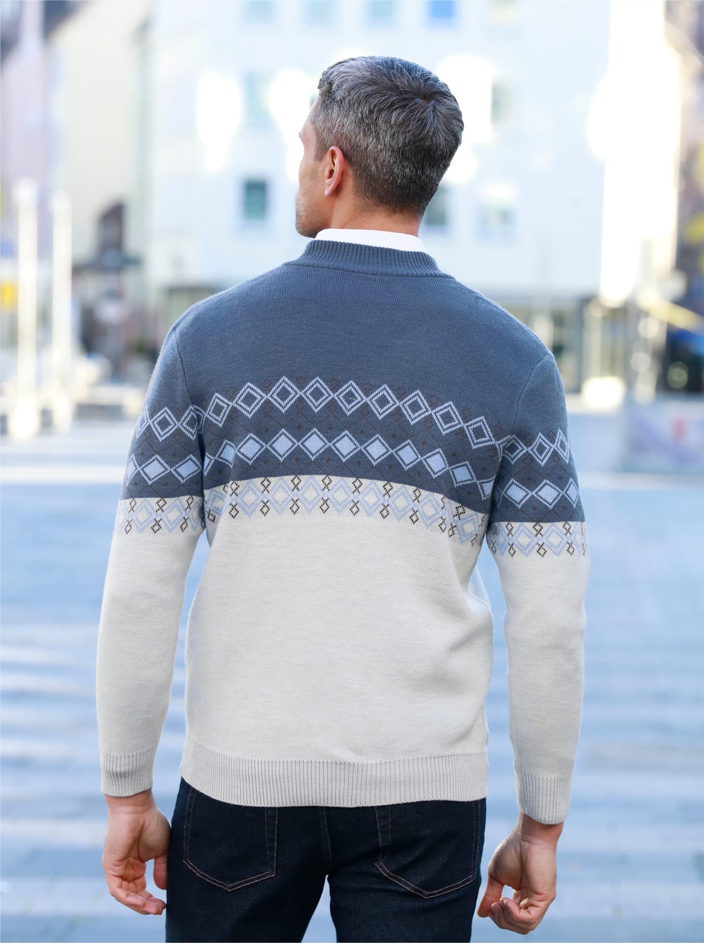 Classic Stehkragenpullover »Pullover«