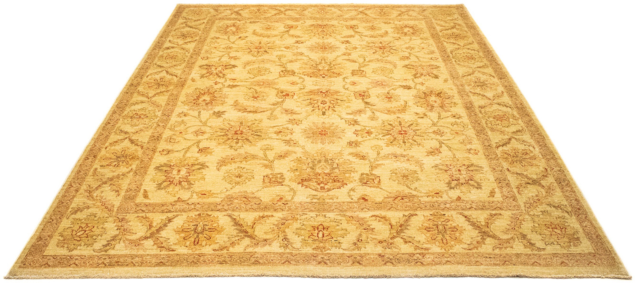 Image of morgenland Orientteppich »Ziegler - 259 x 196 cm - beige«, rechteckig, 6 mm Höhe, Wohnzimmer, Handgeknüpft, Einzelstück mit Zertifikat bei Ackermann Versand Schweiz