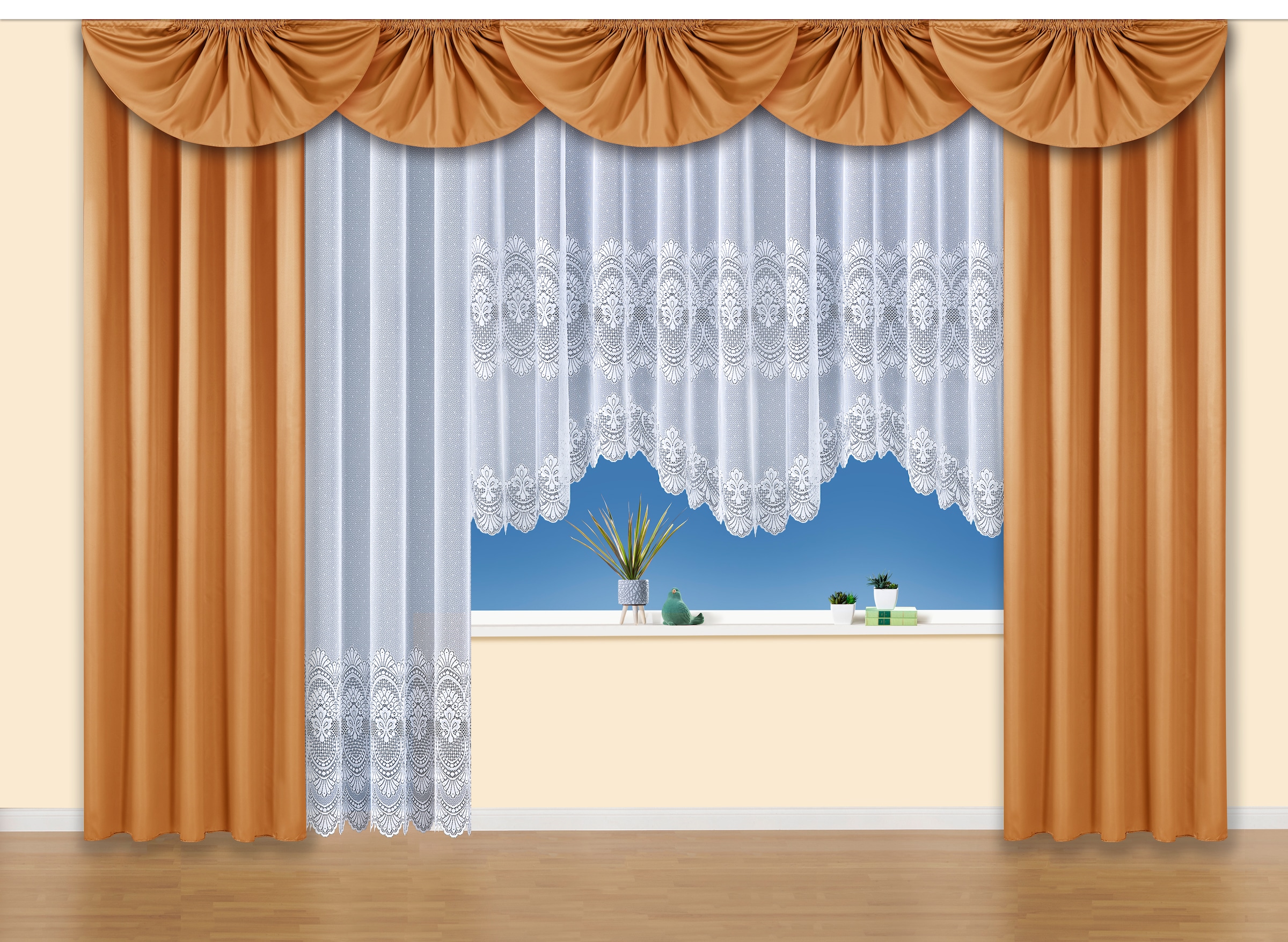 Weckbrodt Vorhang »Nicoletta« Kräuselband 1 Stk. tlg. Gardine, Store, Übergardine, blickdicht