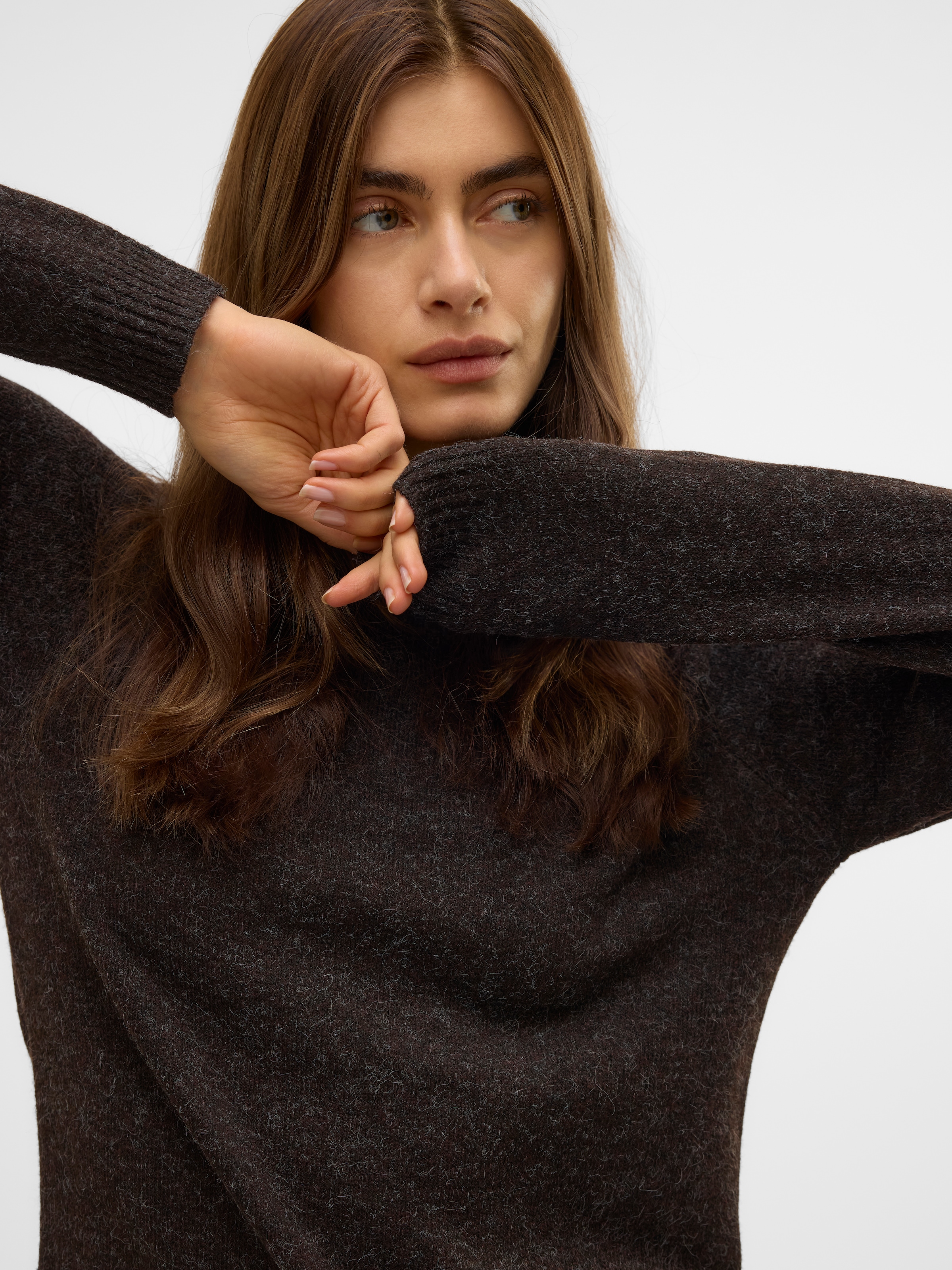 Vero Moda Rundhalspullover »VMDOFFY LS O-NECK BLOUSE GA NOOS«