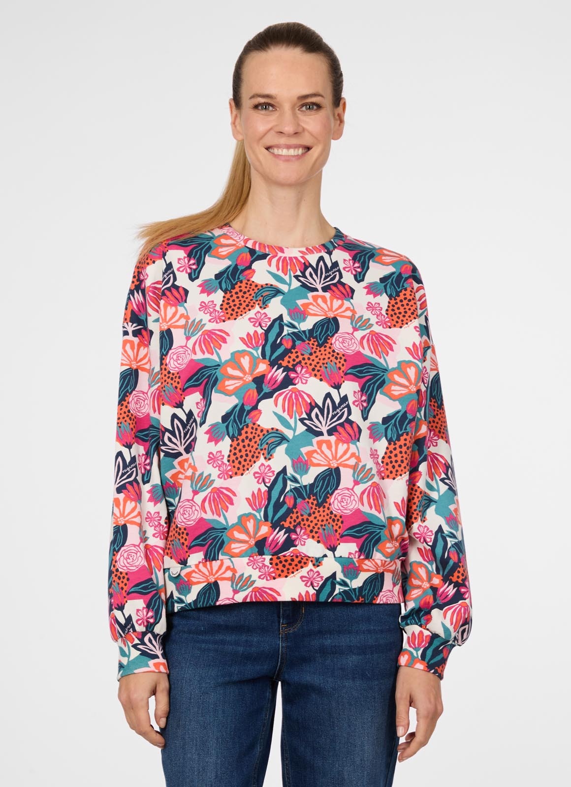 Image of Ragwear Sweatshirt "WUSS PRINT", mit bedruckter Optik, im casual Stil, aus Baumwolle und Polyester