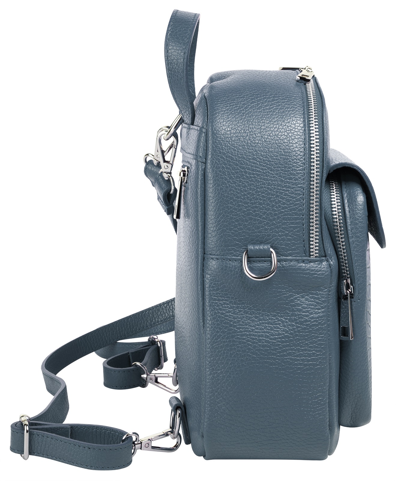 Cluty Cityrucksack, echt Leder, Made in Italy