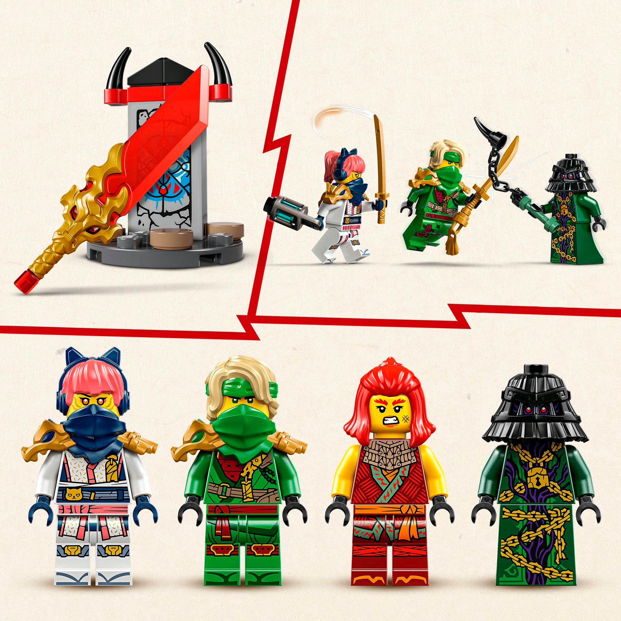 LEGO® Konstruktionsspielsteine »Rontu der Meisterdrache (71842), LEGO Ninjago« Made in Europe