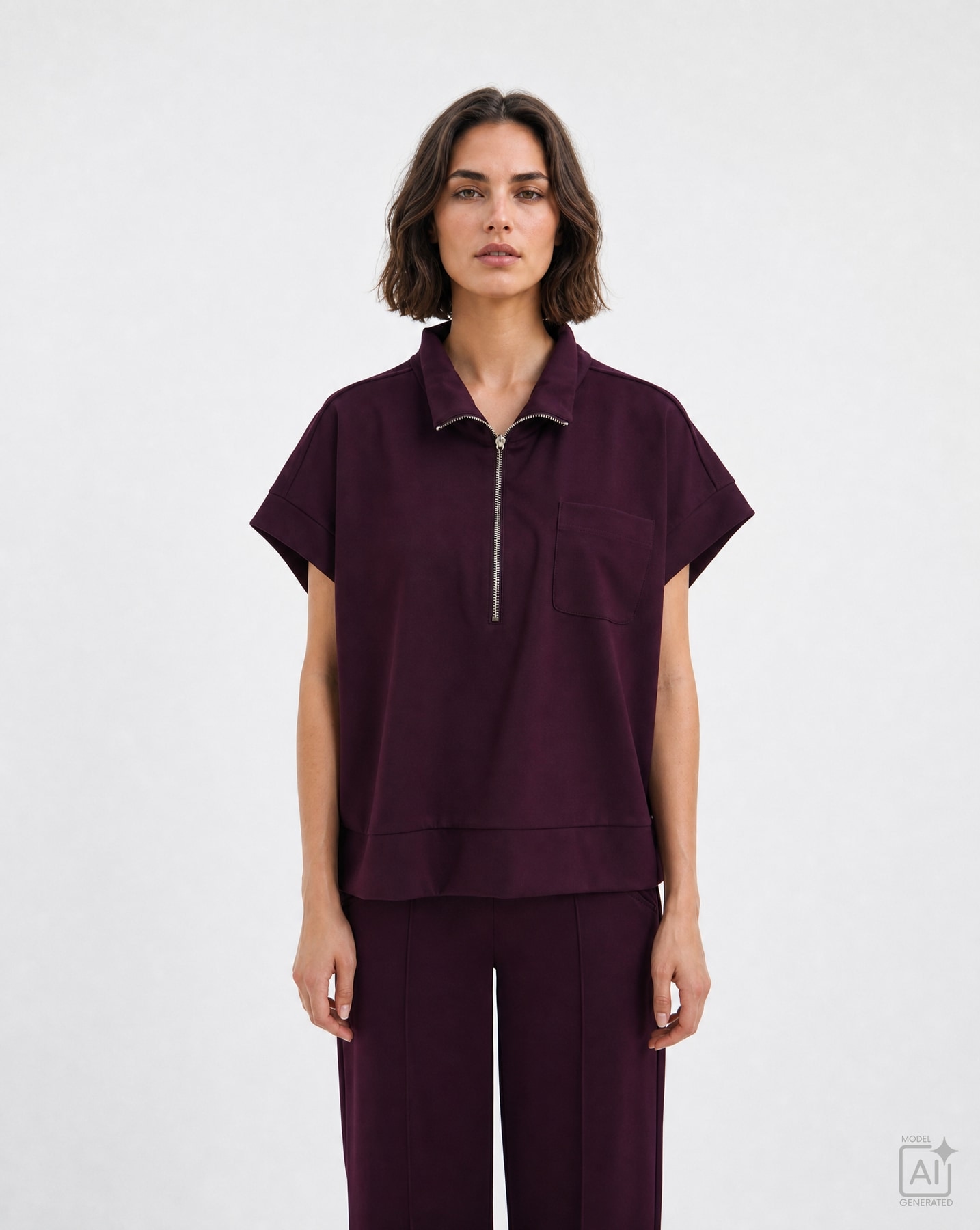 Image of Smith & Soul Shirtweste mit Label-Zipper, Brusttasche