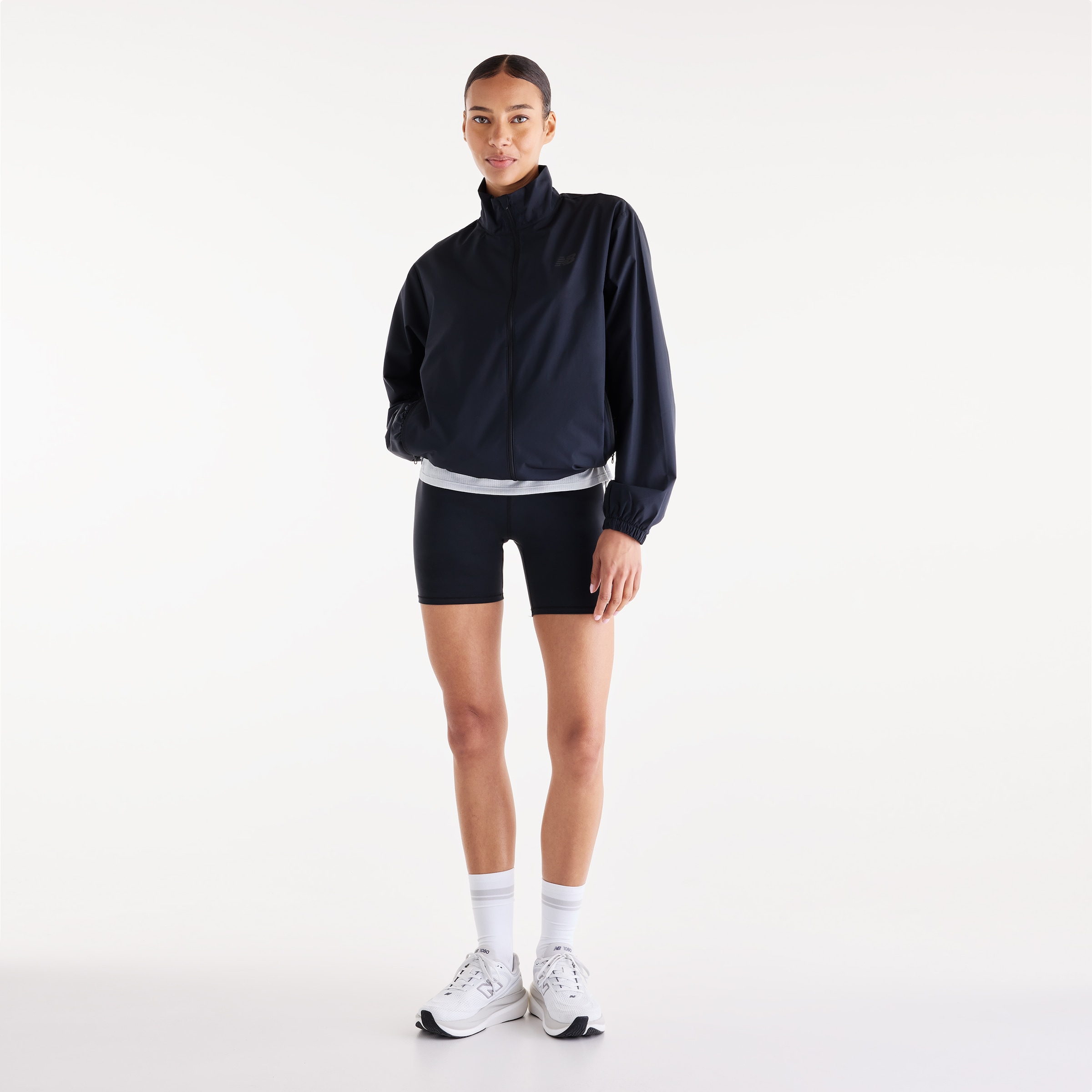 New Balance Laufjacke »FAST DAYS GRAPHIC JACKET« sportlicher Stil, aus Polyester, auch in grossen Grössen