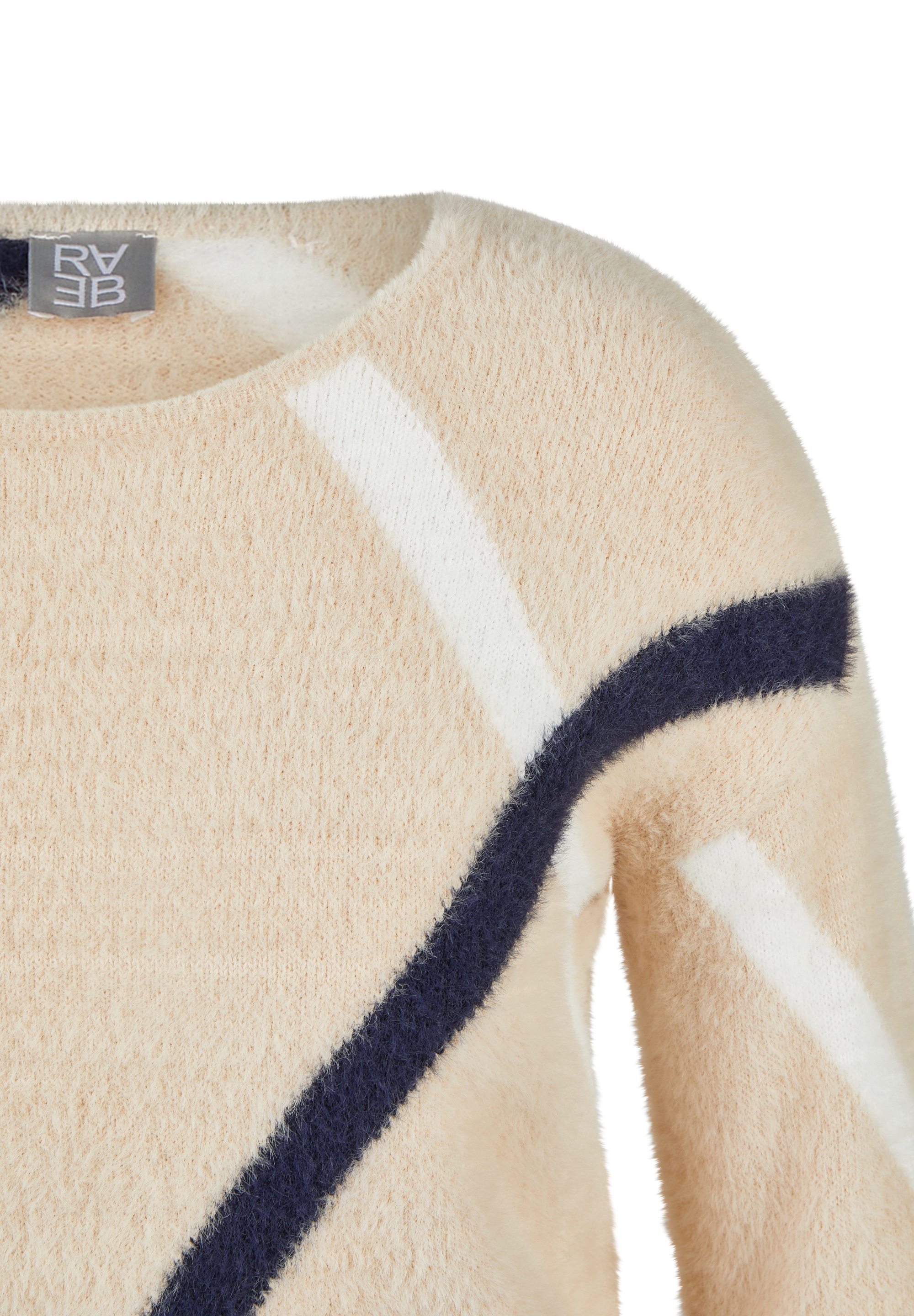 Rabe Pull en tricot avec motif graphique