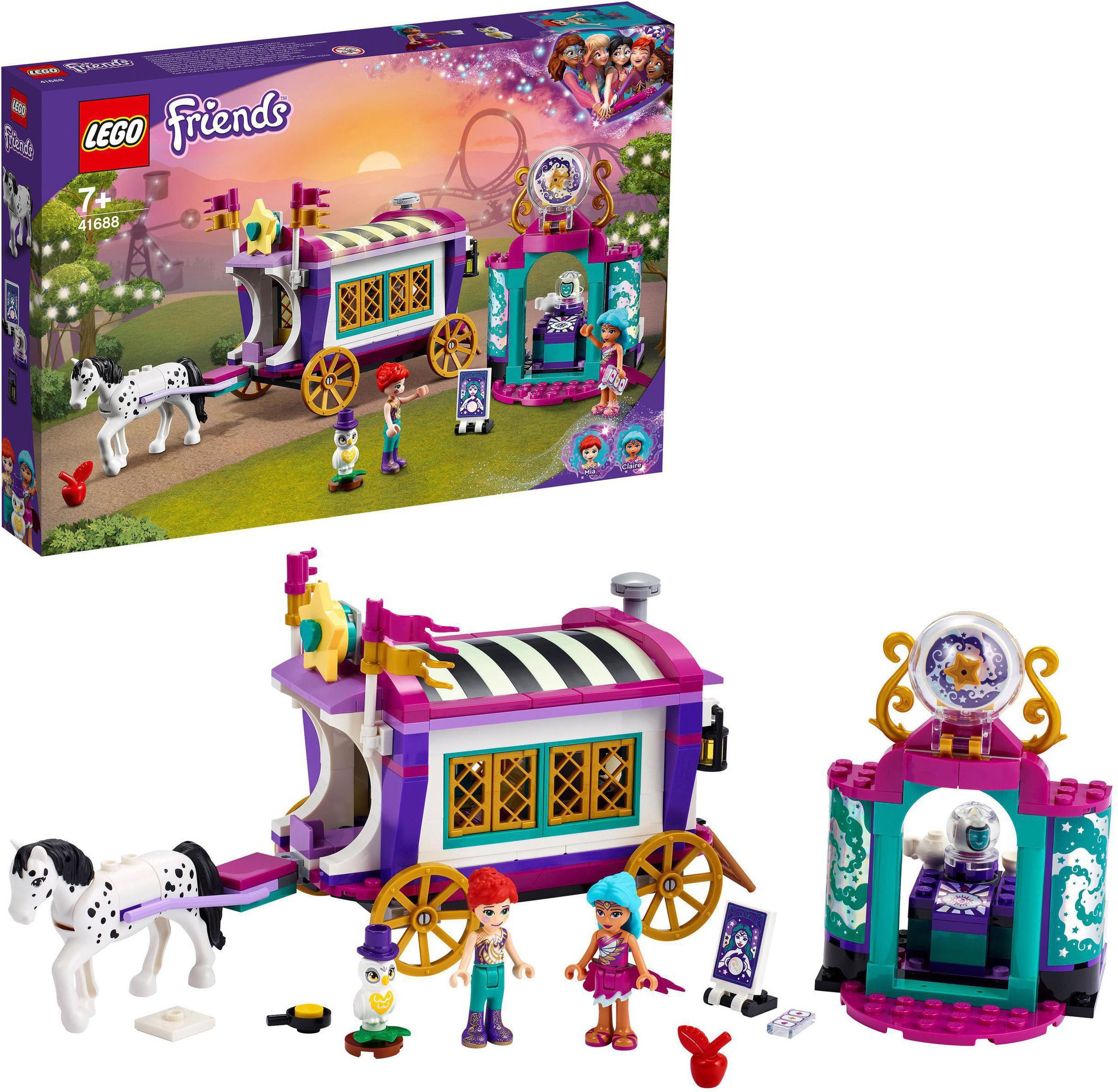 Image of LEGO® Konstruktionsspielsteine »Magischer Wohnwagen (41688), LEGO® Friends«, (348 St.), Made in Europe bei Ackermann Versand Schweiz