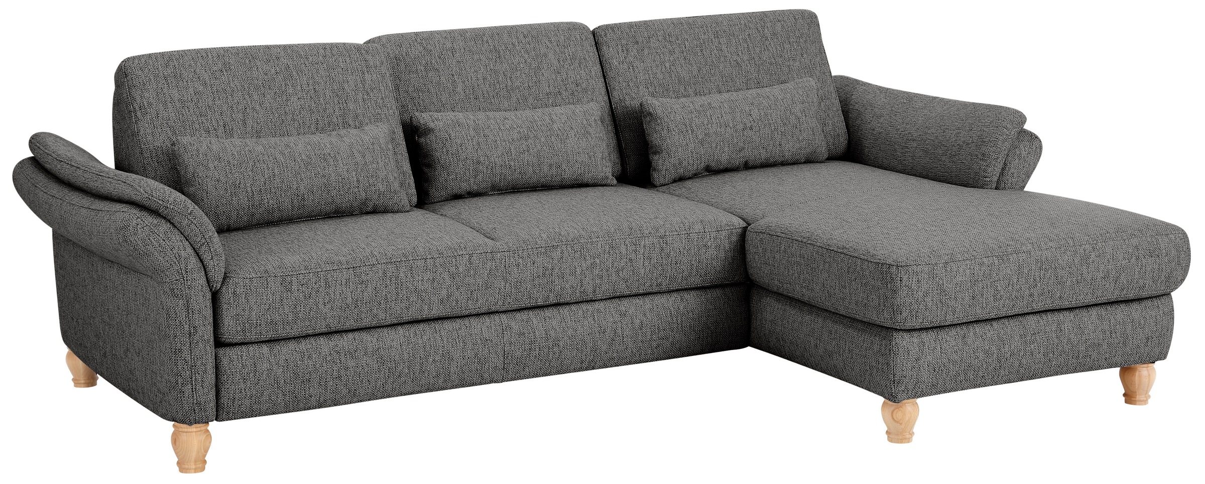 Home affaire Ecksofa »Palace L-Form«, incl. Sitztiefenverstellung, wahlweise mit Bettfunktion und Stauraum