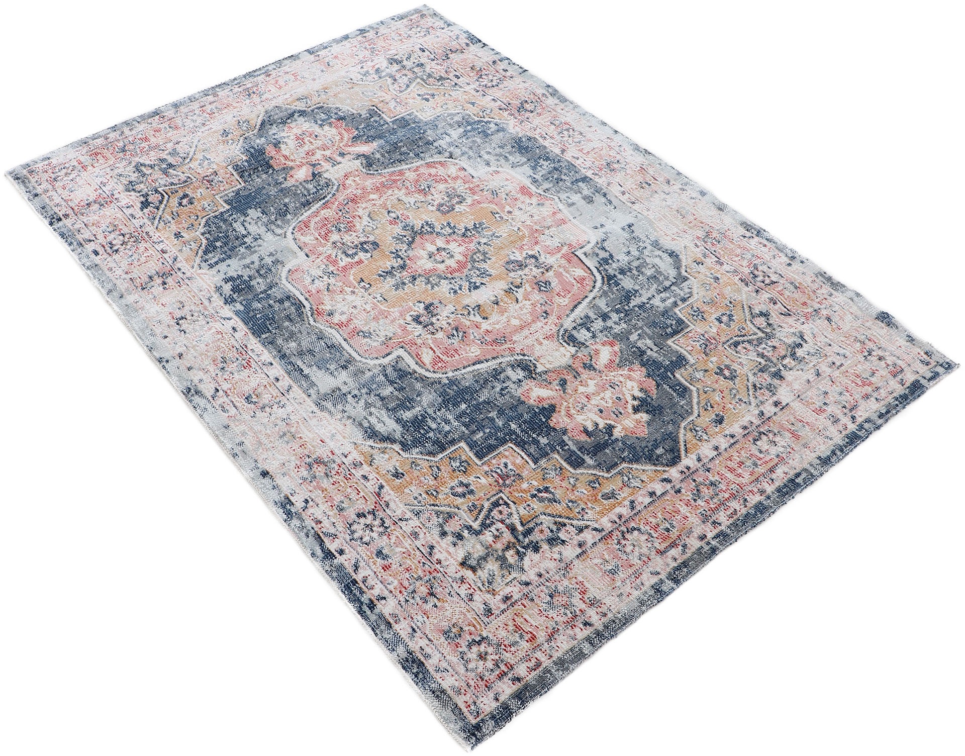 carpetfine Teppich »Omen_4« rechteckig 3 mm Höhe Orient Vintage Look, Wohnzimmer