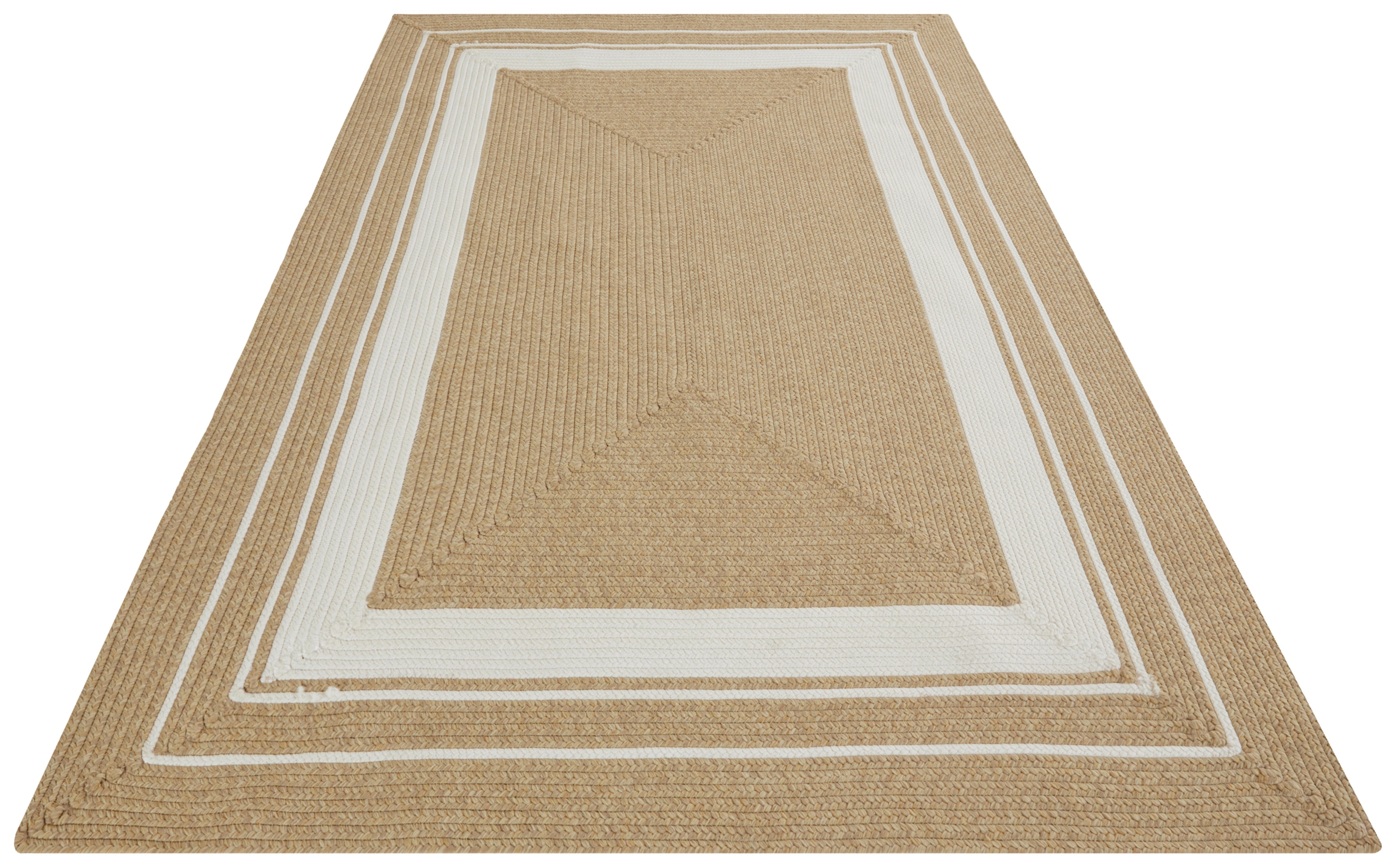 HANSE Home Teppich »Trenzado«, rechteckig, 10 mm Höhe, In- & Outdoor, Handmade-Look, Läufer, Wetterfest, Balkon, Wohnzimmer