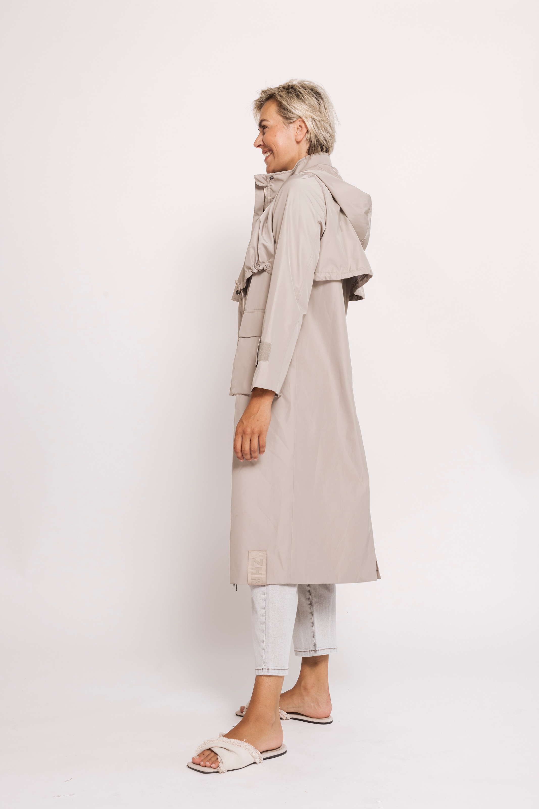 Zhrill Manteau fonctionnel »ZHCOSIMA Mantel« mit Kapuze und Reissverschluss