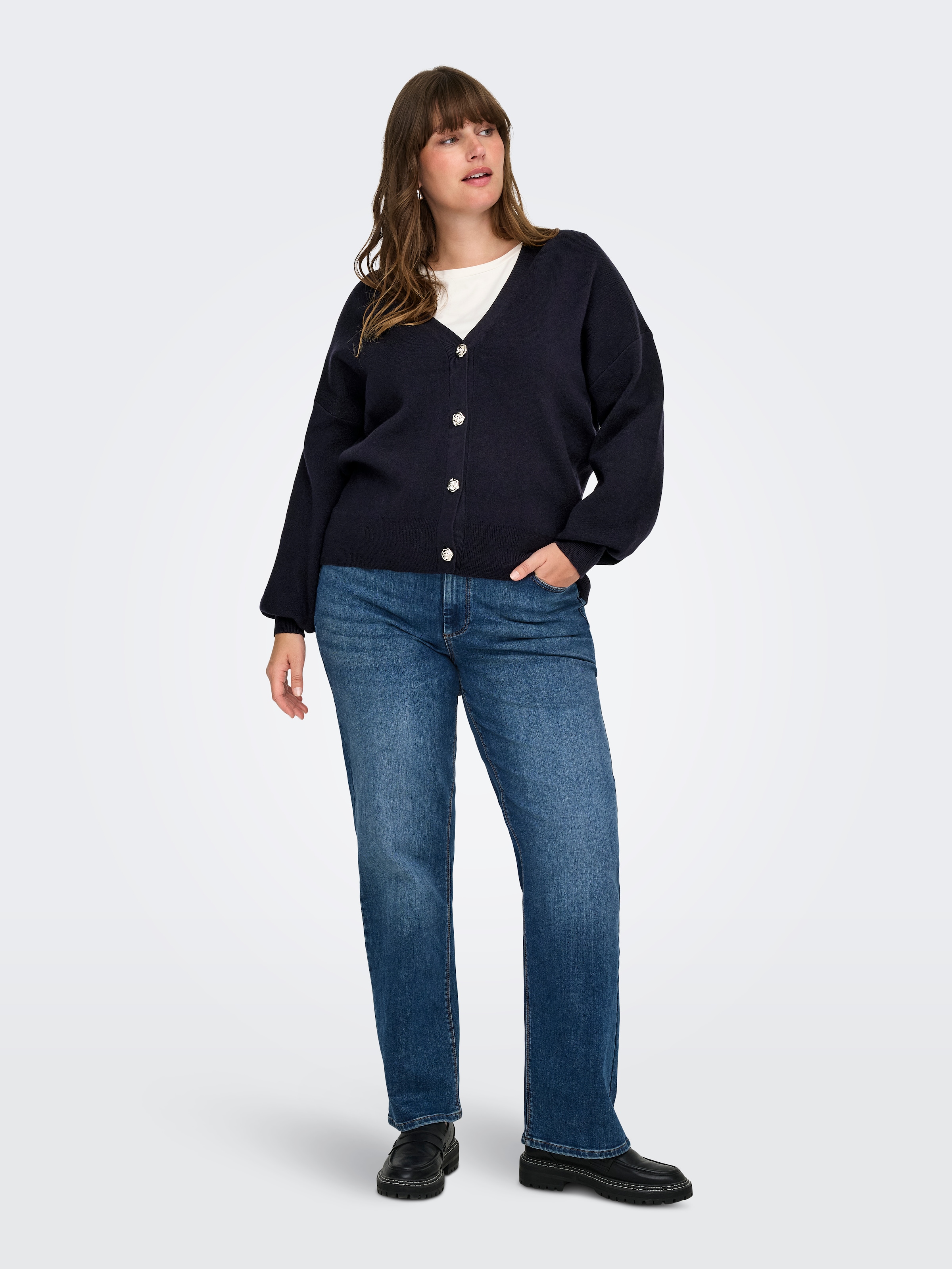 ONLY CARMAKOMA Strickjacke »CARIBI LS CARDIGAN KNT«
