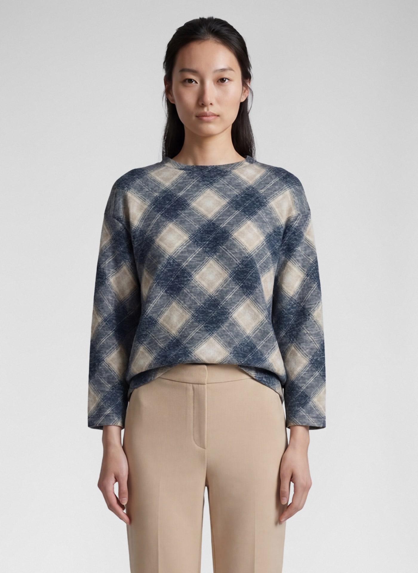 Image of Rabe 3/4-Arm-Shirt im Karo-Look