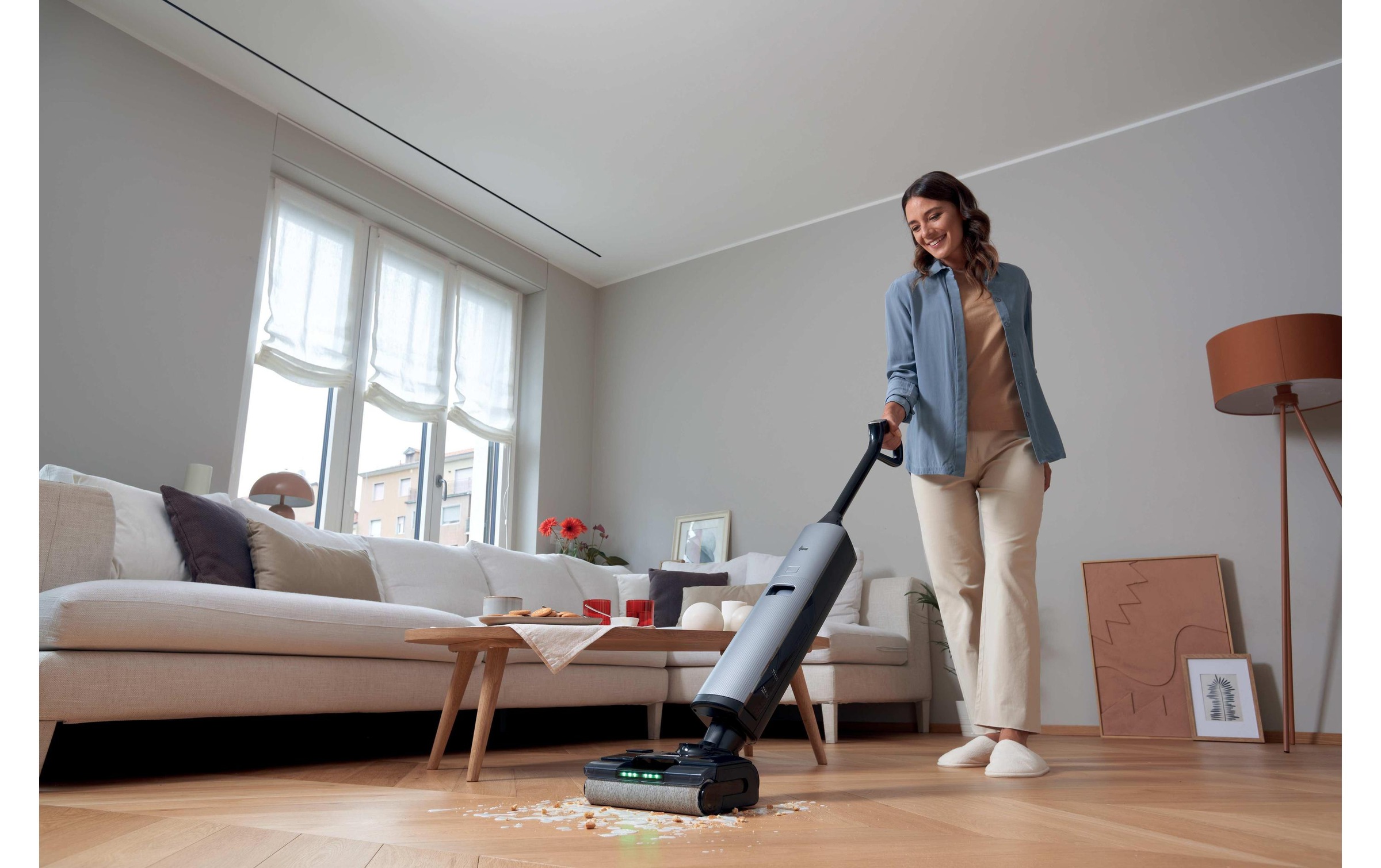 Hoover Nass-Trocken-Akkusauger »HW6 Ultra Clean HW600 11« Nass- und Trockensauger mit 20.000 Pa Saugkraft und LED-Display