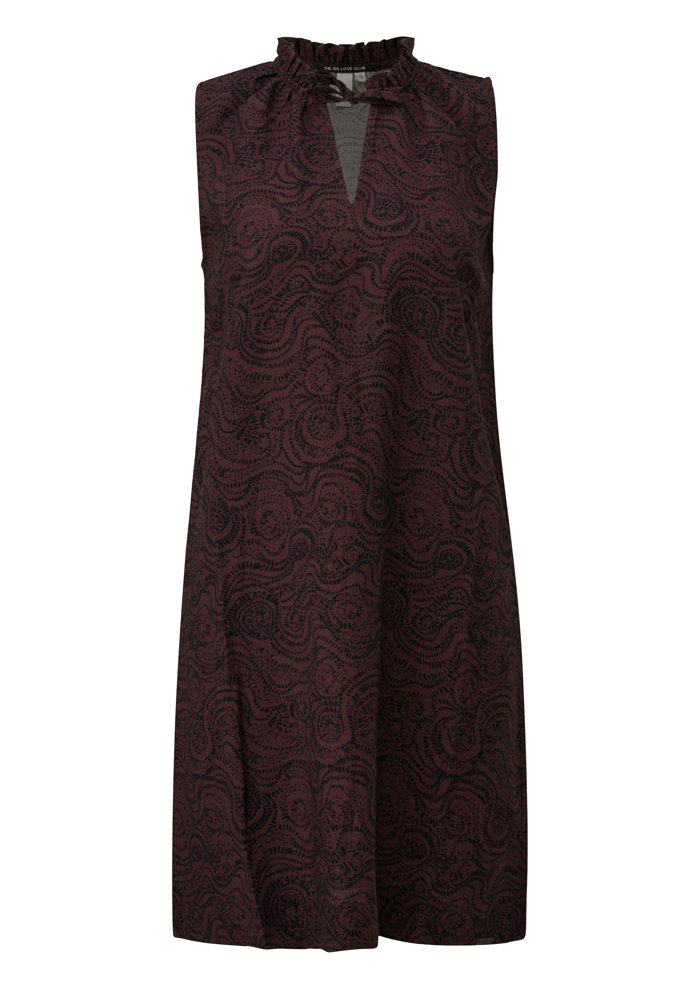 QS Robe imprimée Sans poches Sommerkleid mit grafischem Muster